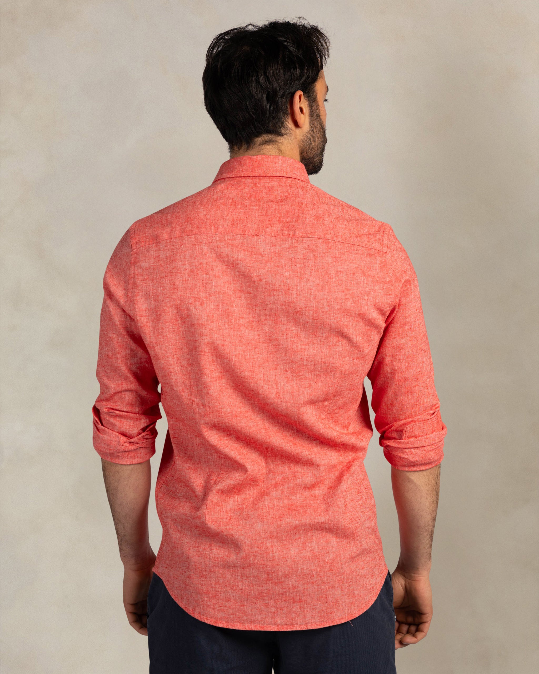 Rotes Leinenhemd Rotes Leinenhemd