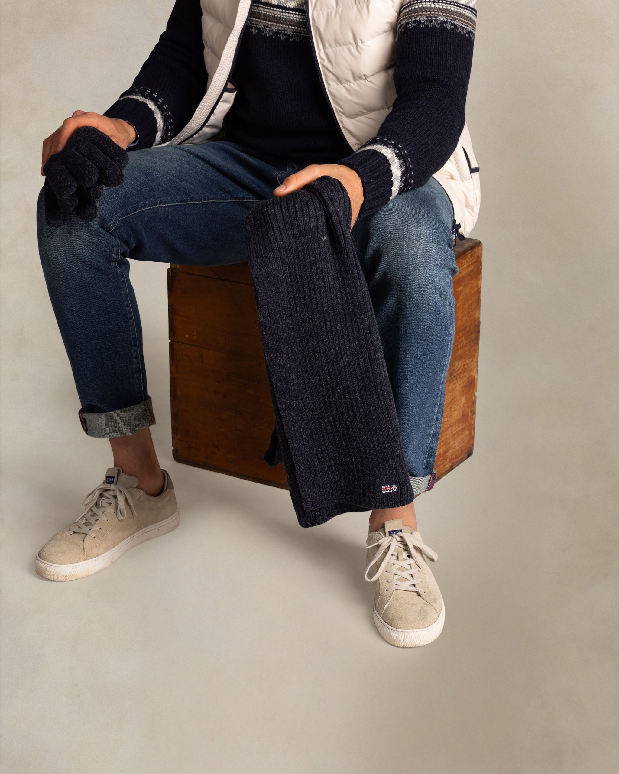 Bleue écharpe Bleue écharpe