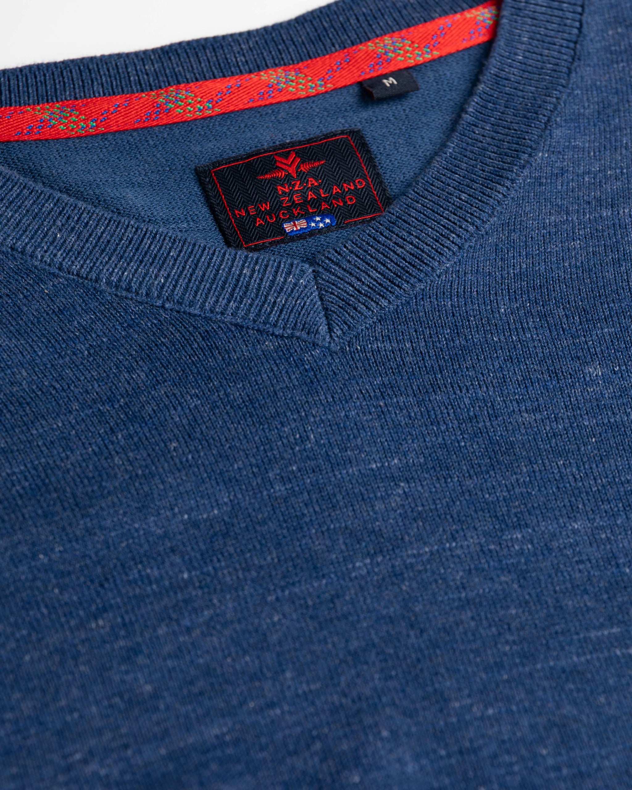 Katoenen v-hals trui Freeman - Storm Blue Katoenen v-hals trui Freeman - Storm Blue