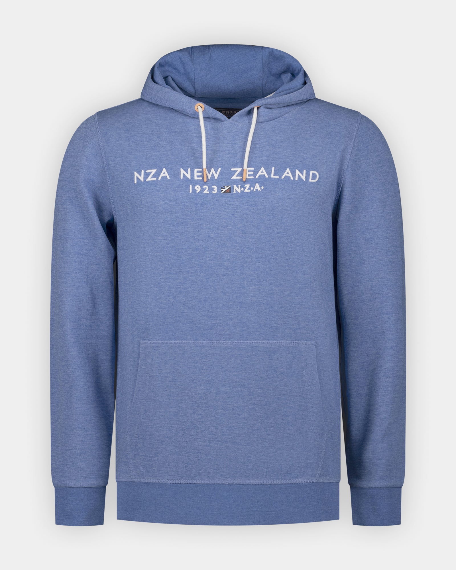 Blauwe katoenen hoodie Blauwe katoenen hoodie