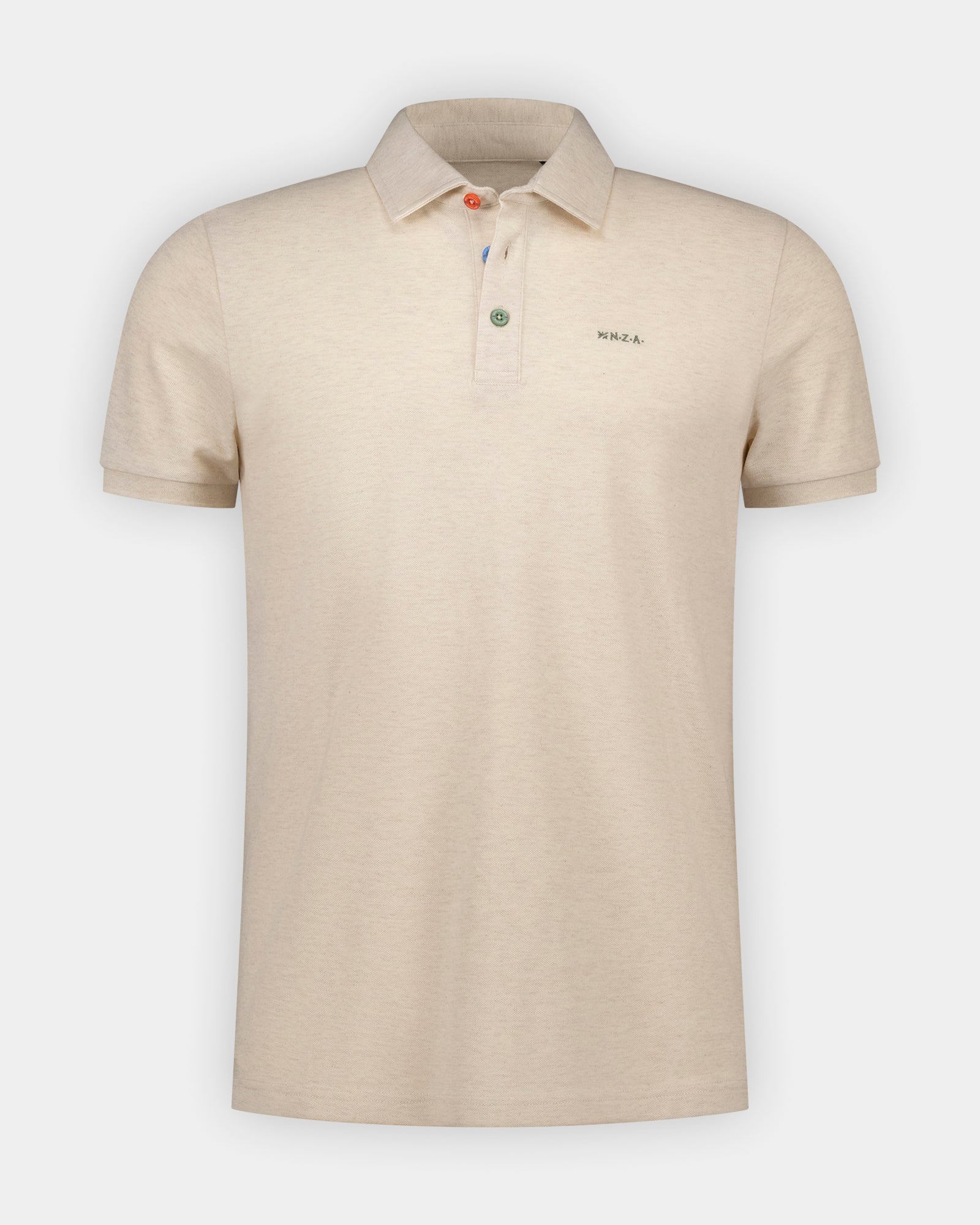 Polo de algodón elástico color crudo Polo de algodón elástico color crudo