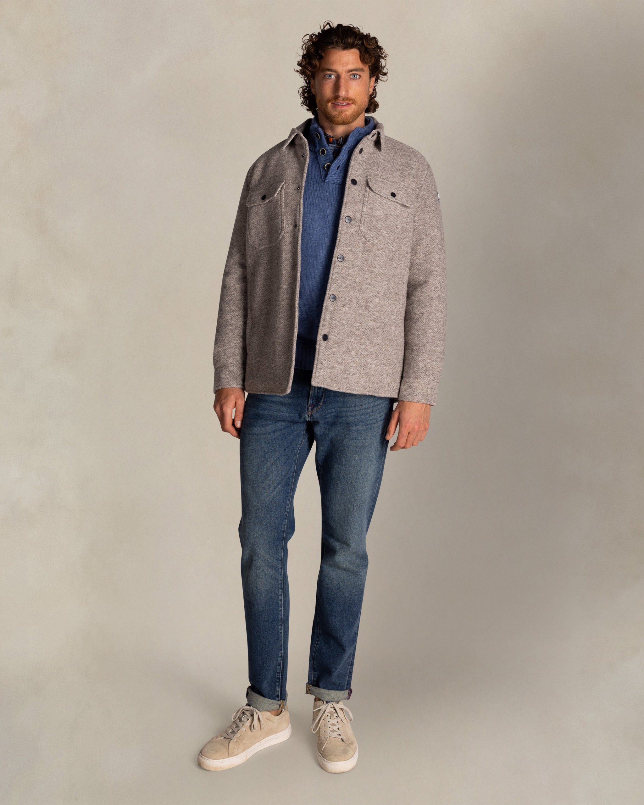 Ecru overshirt Ecru overshirt