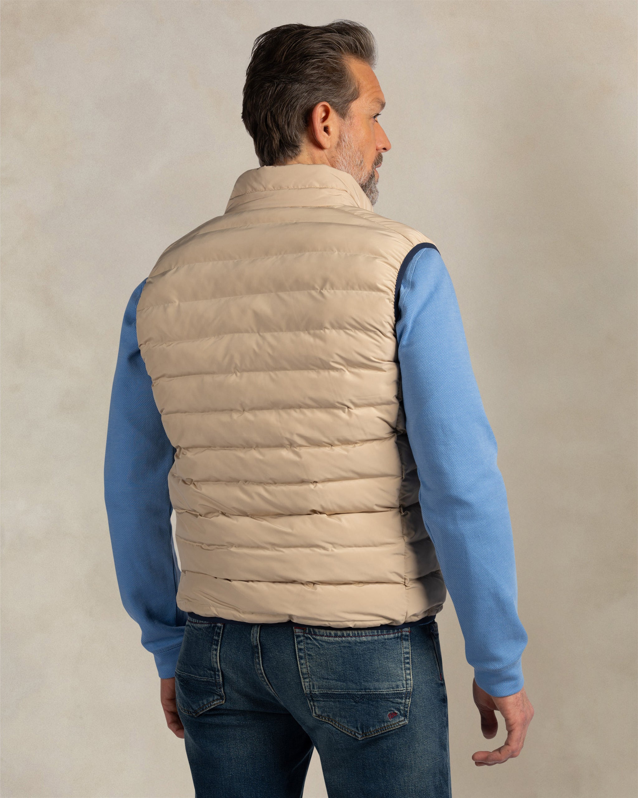 Ecru padded bodywarmer Ecru padded bodywarmer
