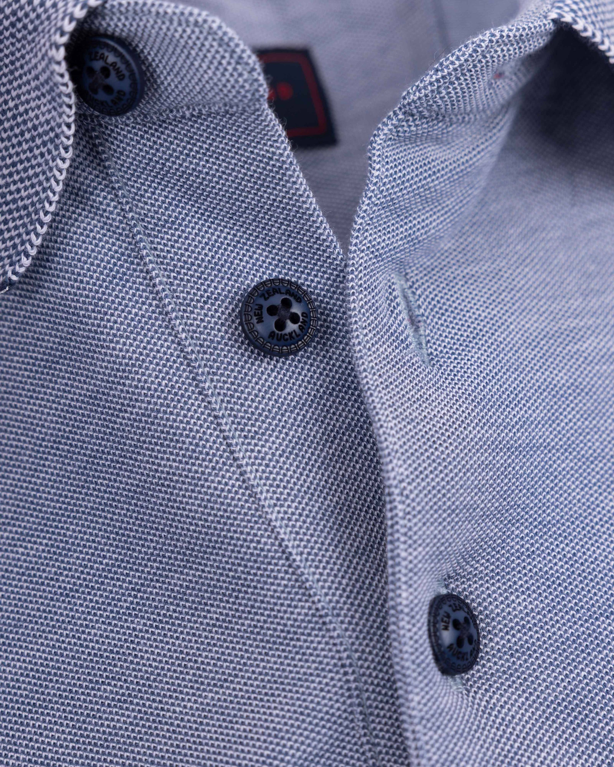 Blue cotton polo shirt Blue cotton polo shirt