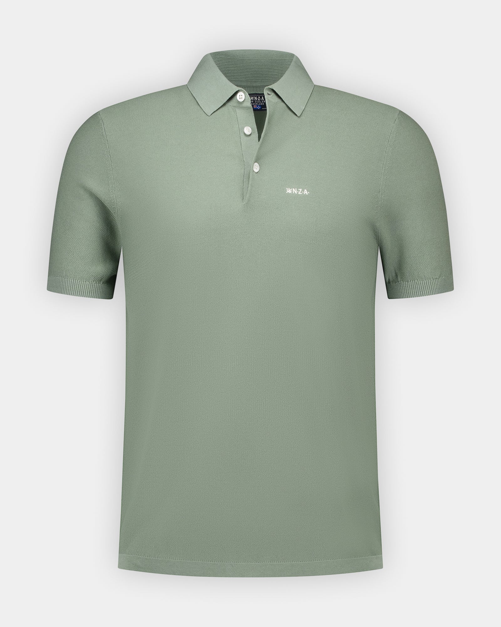 Grünes Baumwoll-Poloshirt Grünes Baumwoll-Poloshirt
