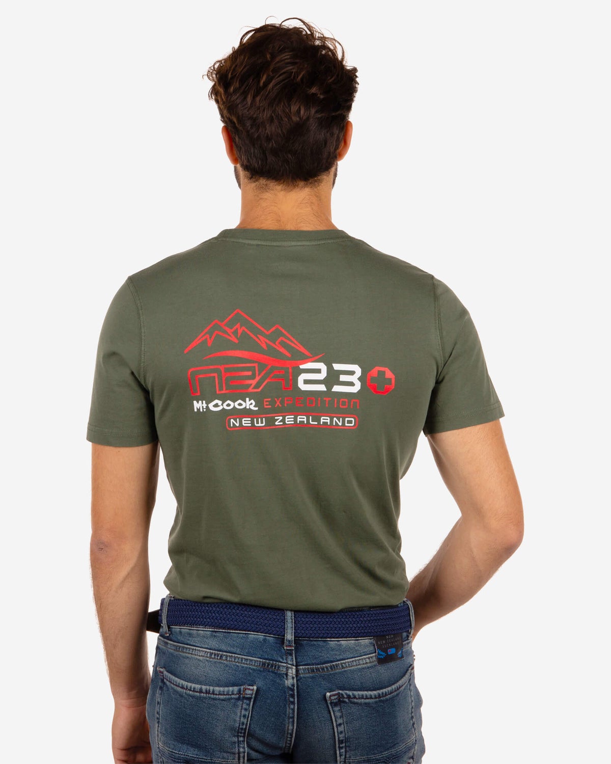 T-Shirt aus Baumwolle Broadwood - Rock Green