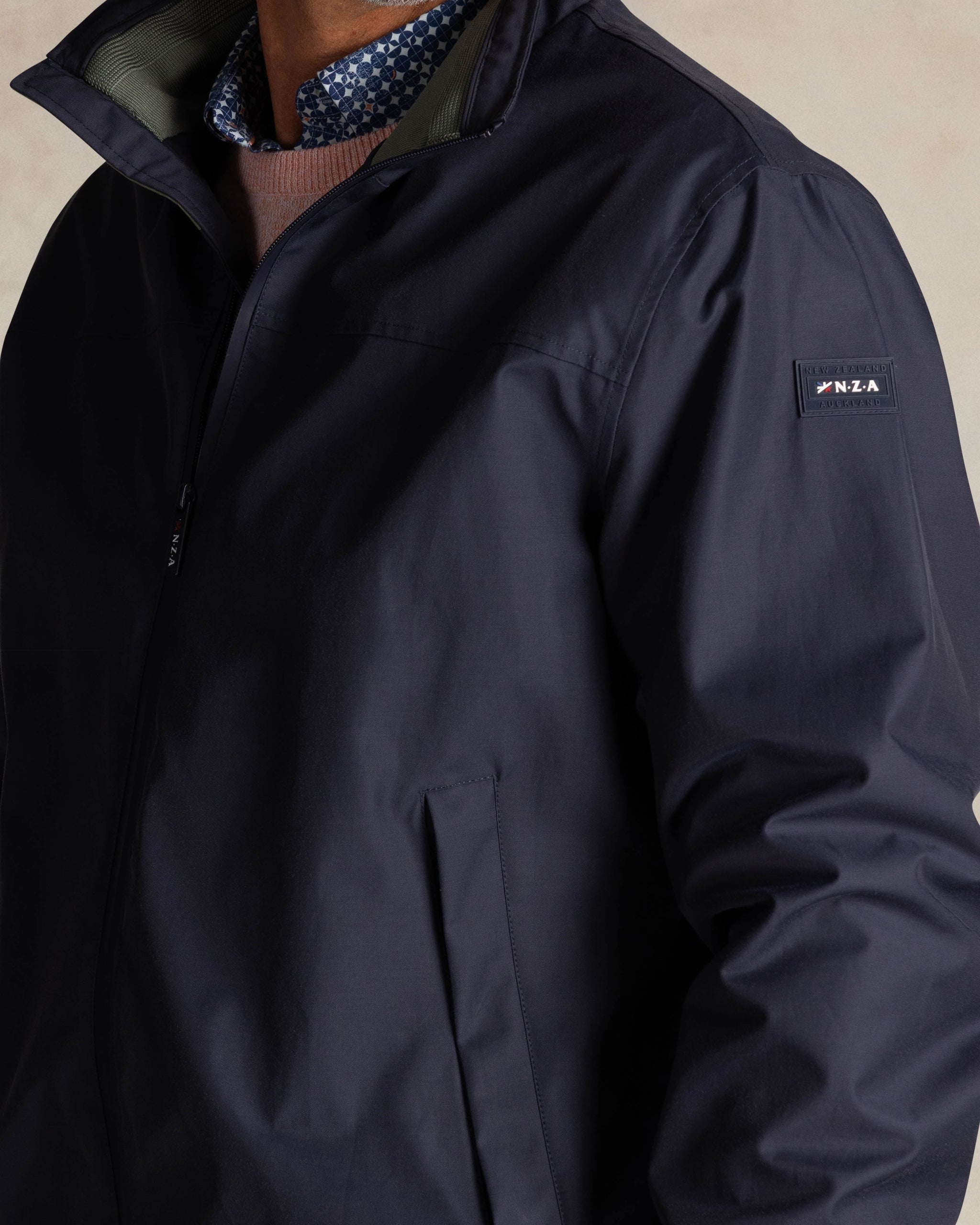 Veste en coton bleu Veste en coton bleu