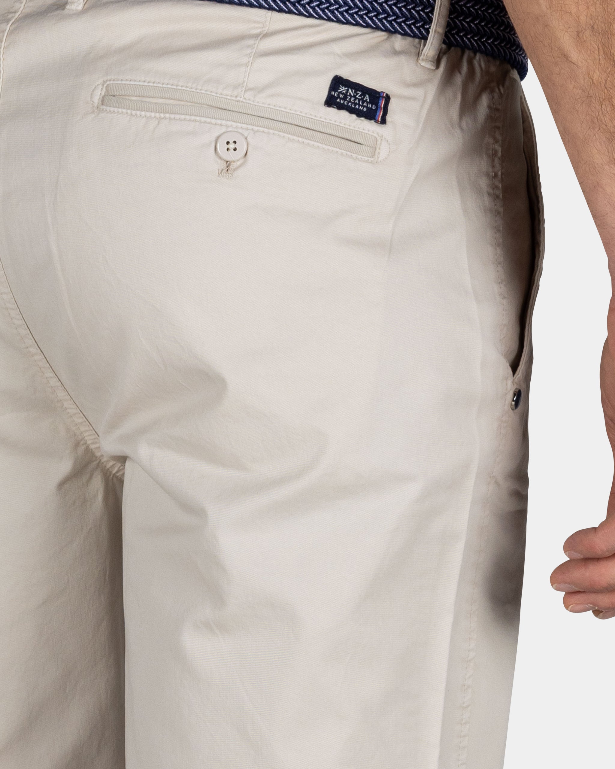 Beige katoenen chino short Beige katoenen chino short