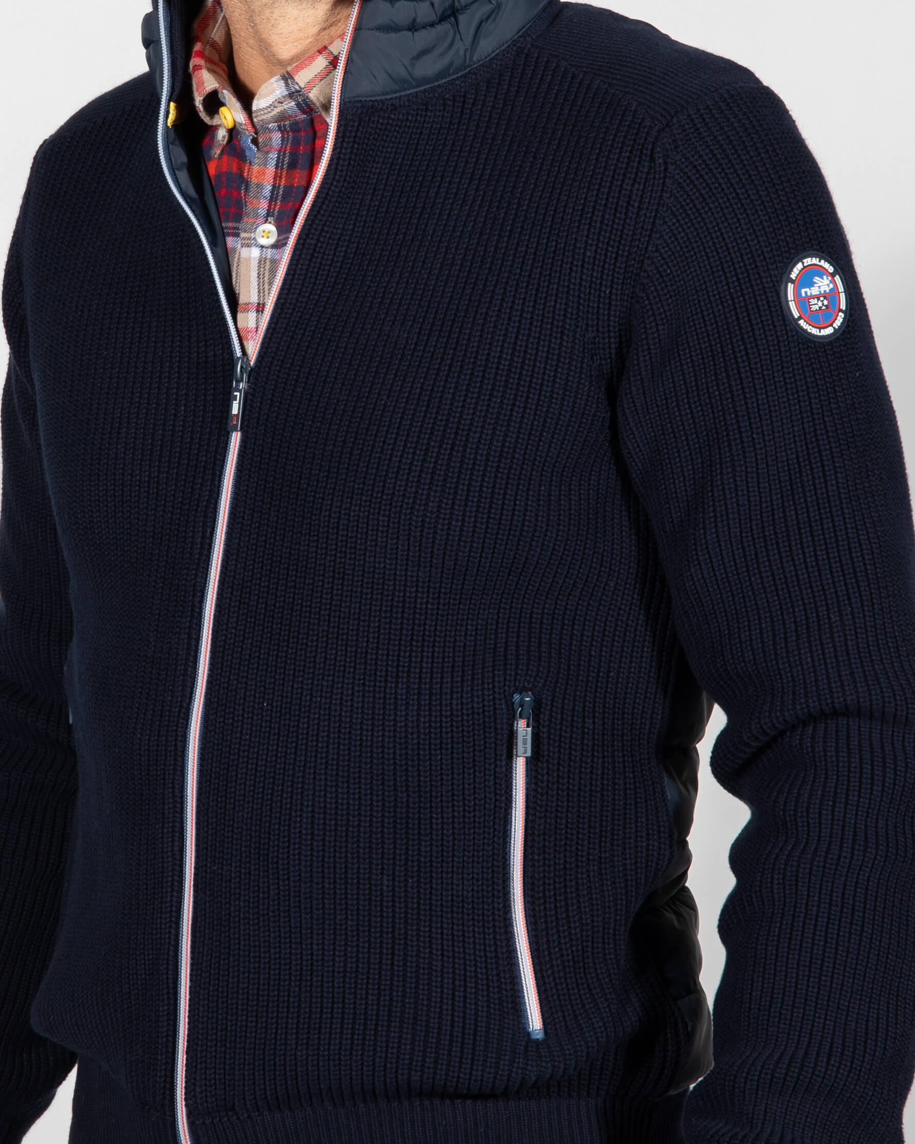 Katoenen vest Fish - Ink Navy Katoenen vest Fish - Ink Navy