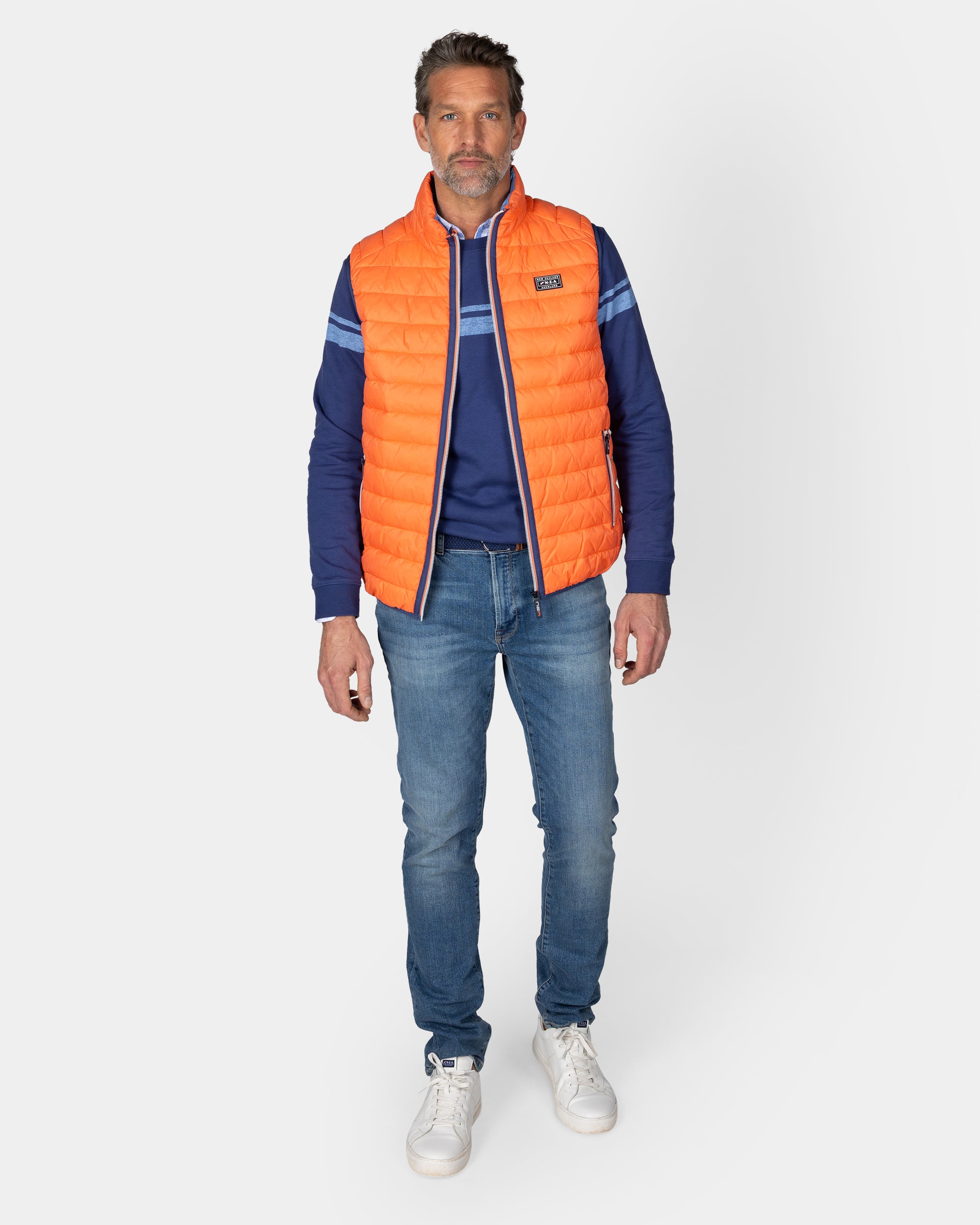Oranje bodywarmer Oranje bodywarmer