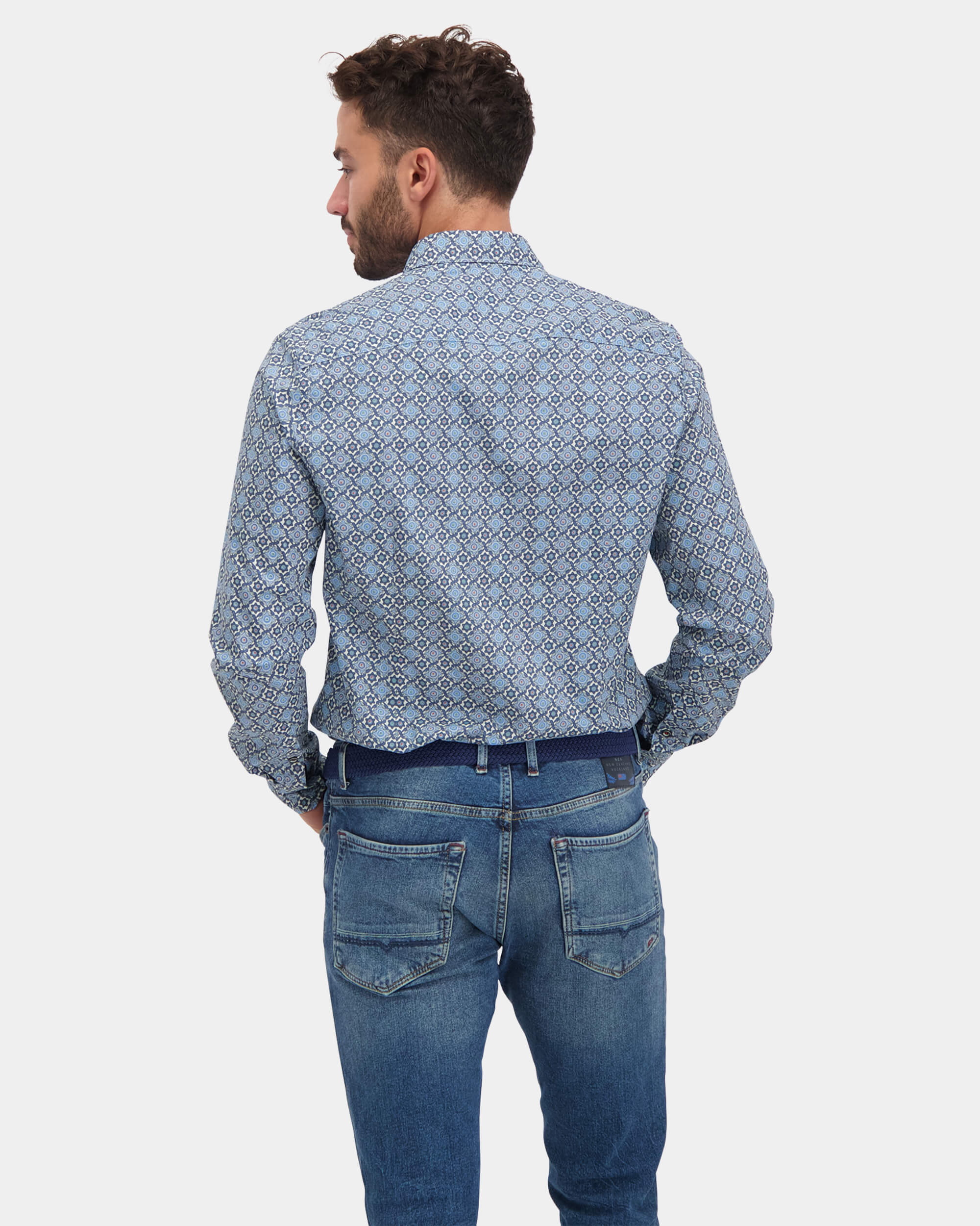 Shin - Grid Blue Shin - Grid Blue