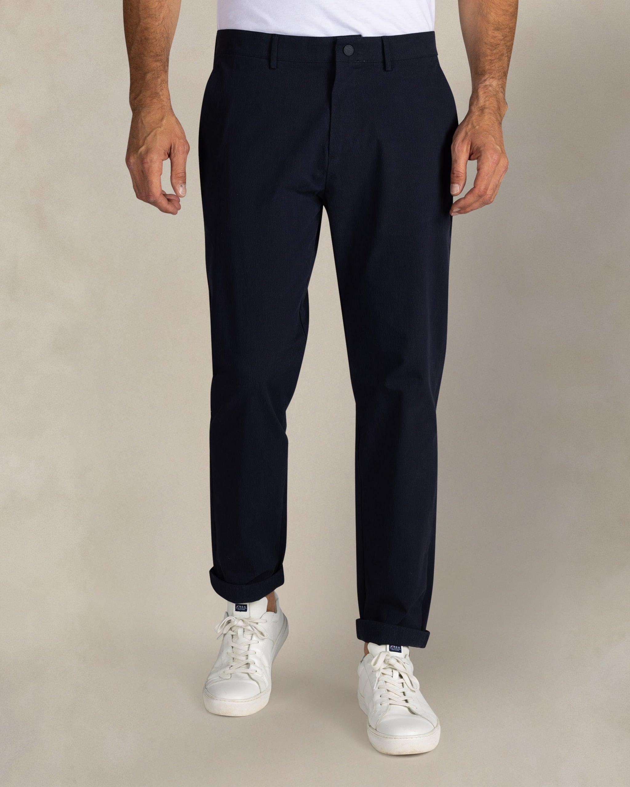 Pantalon en coton bleu Pantalon en coton bleu