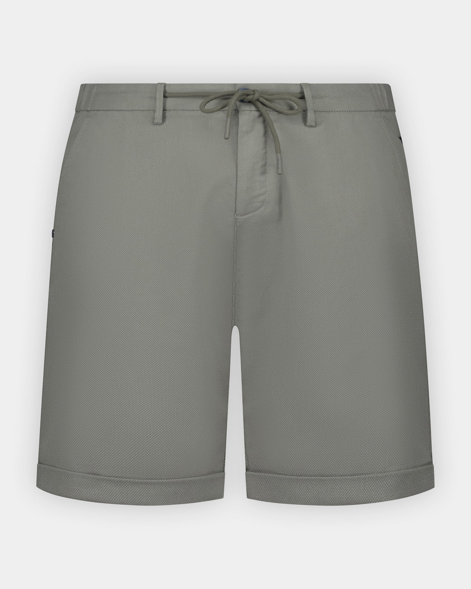 Dunkelgrüne Baumwolle-Stretchshorts Dunkelgrüne Baumwolle-Stretchshorts