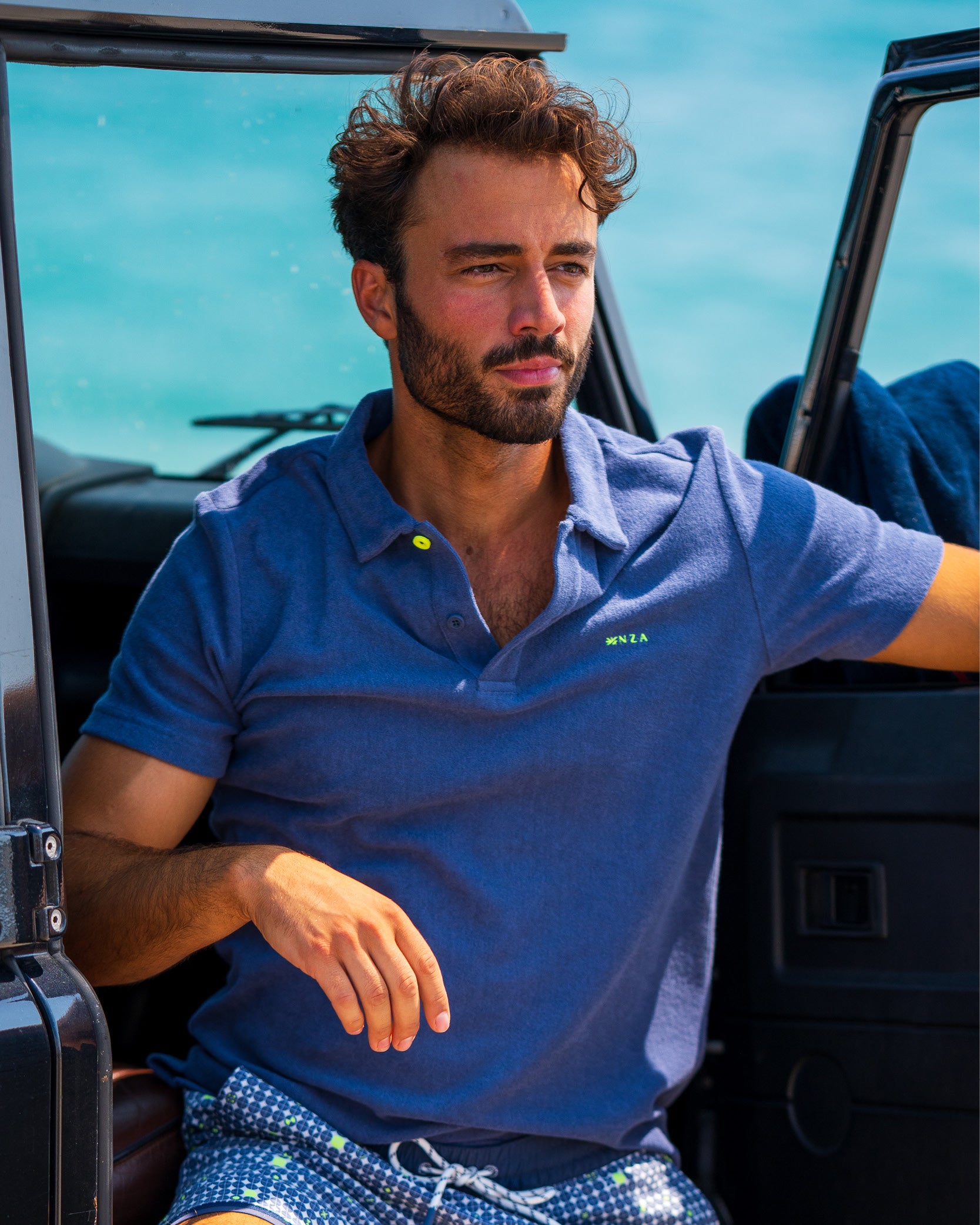 Polo 100% coton bleu foncé Polo 100% coton bleu foncé