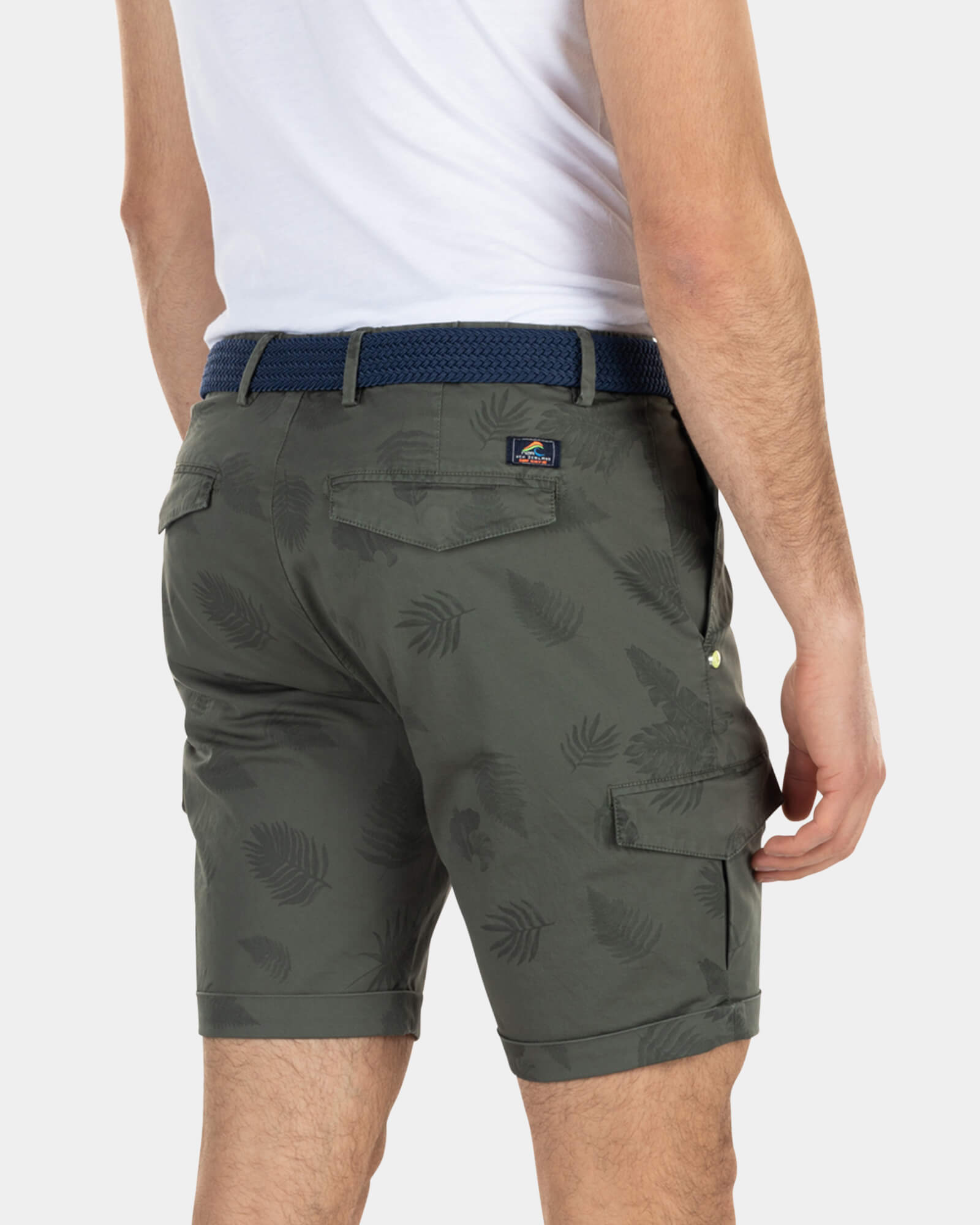 Katoenen cargo shorts met bloemenprint - High Summer Army Katoenen cargo shorts met bloemenprint - High Summer Army