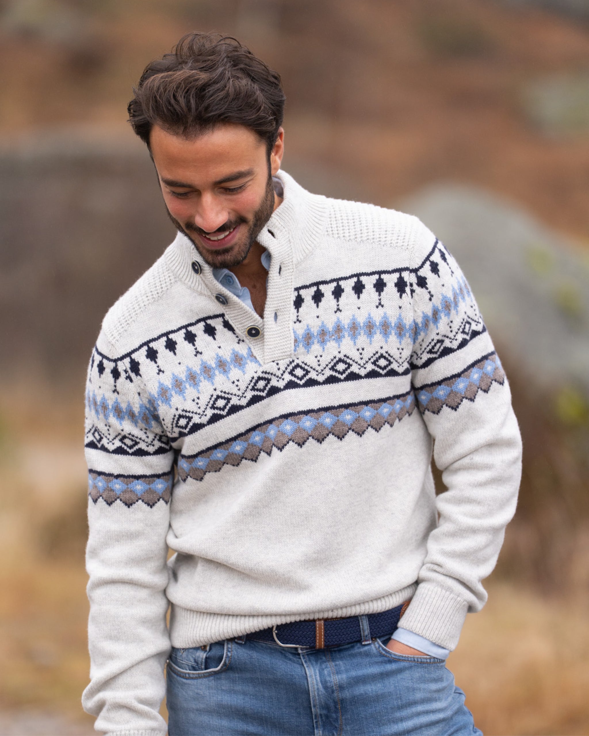 Ecru nordic knit Ecru nordic knit