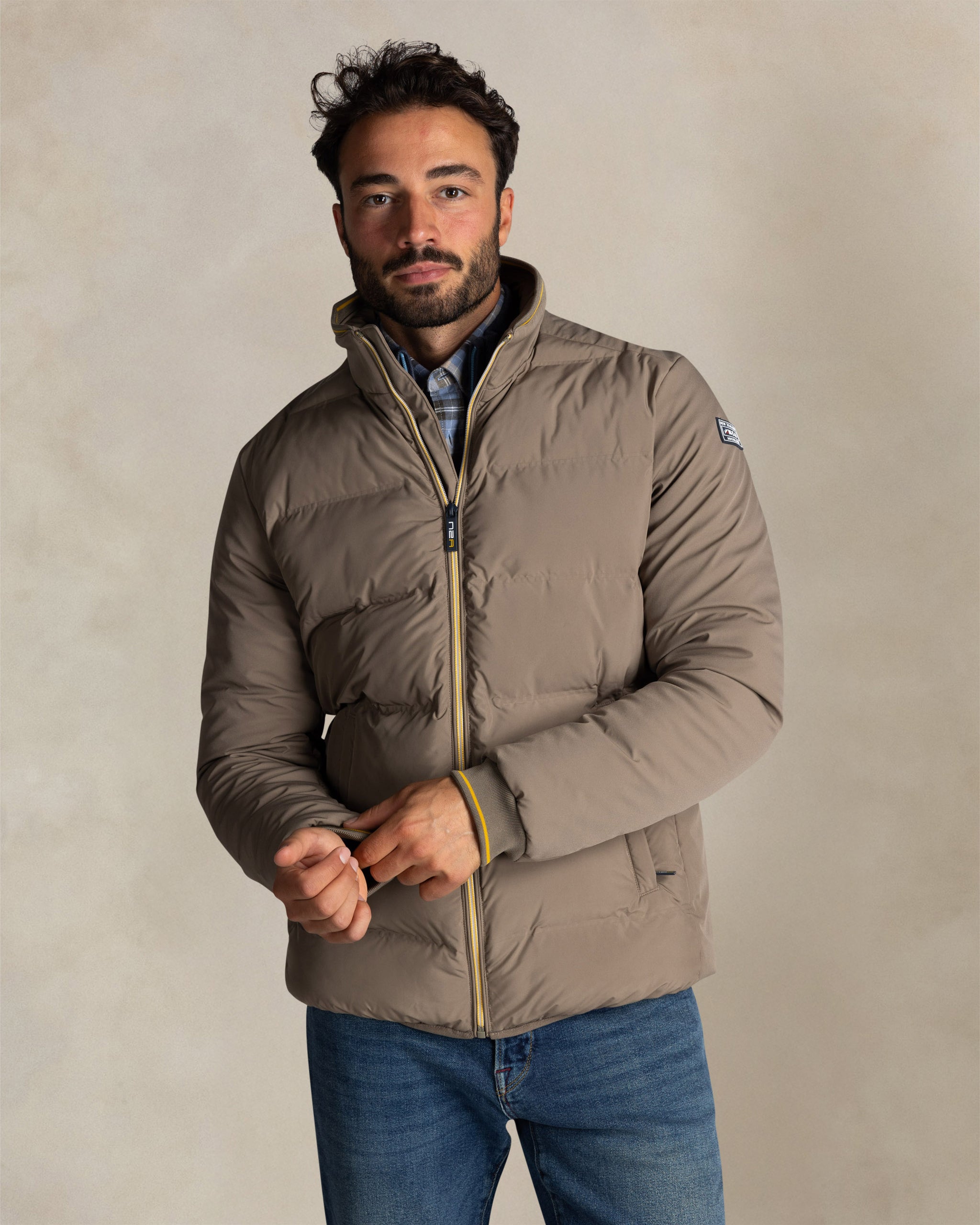 Blouson matelassé écru Blouson matelassé écru