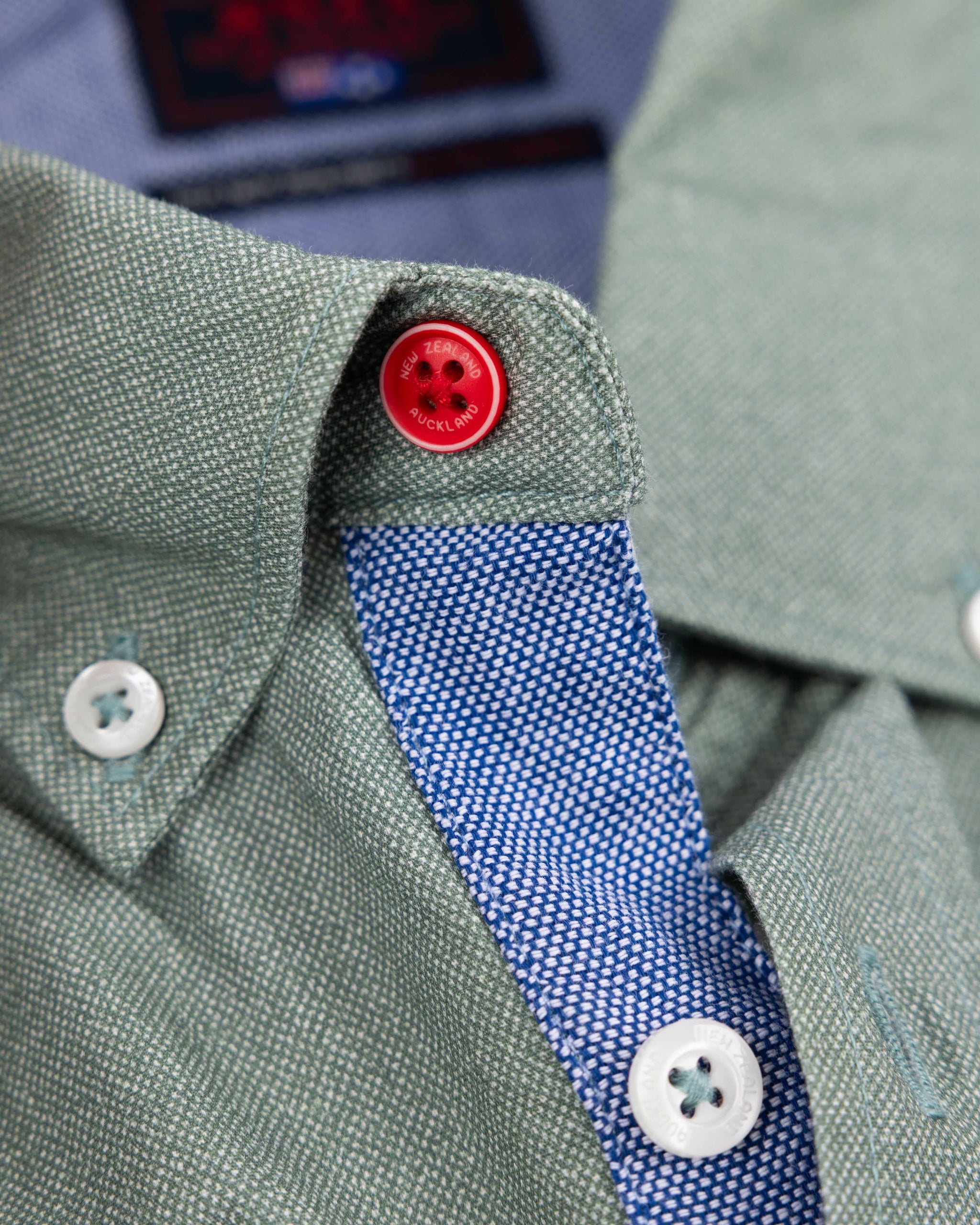 Grünes Baumwollhemd mit Stretch Grünes Baumwollhemd mit Stretch