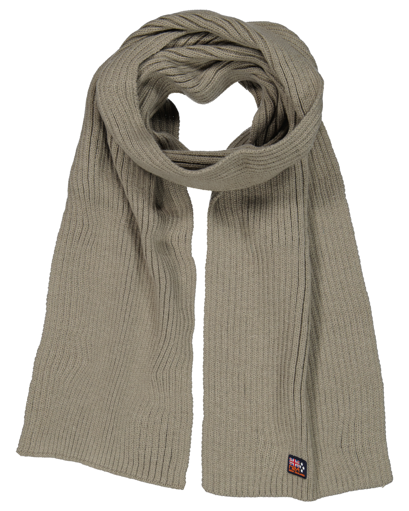 Acrylic knitted scarf - Tar grey Acrylic knitted scarf - Tar grey