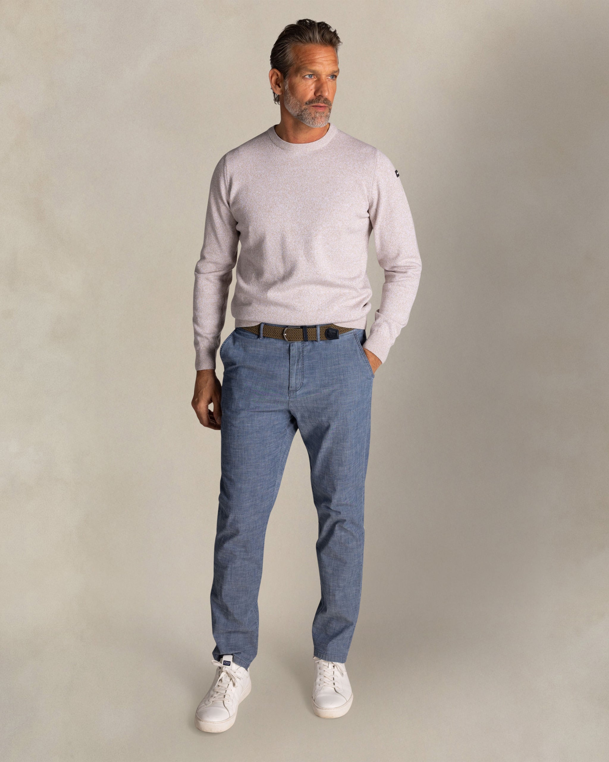 Pull en coton écru Pull en coton écru