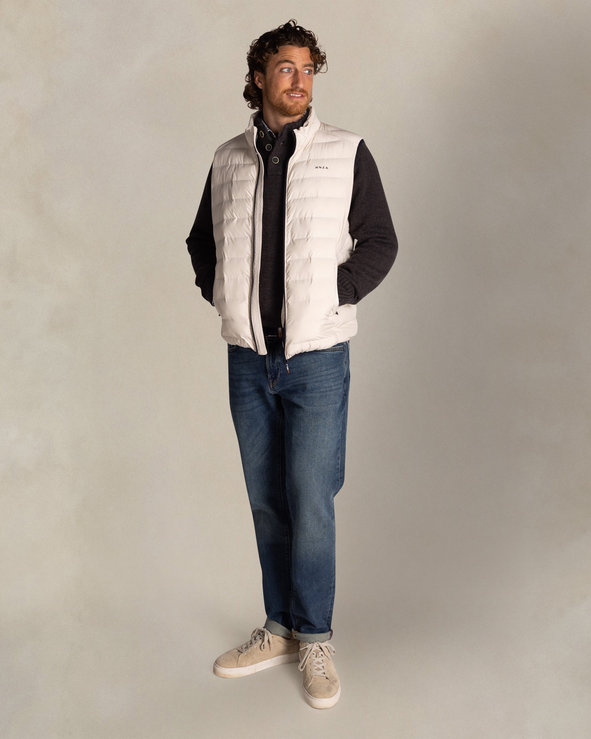 Ecru bodywarmer Ecru bodywarmer