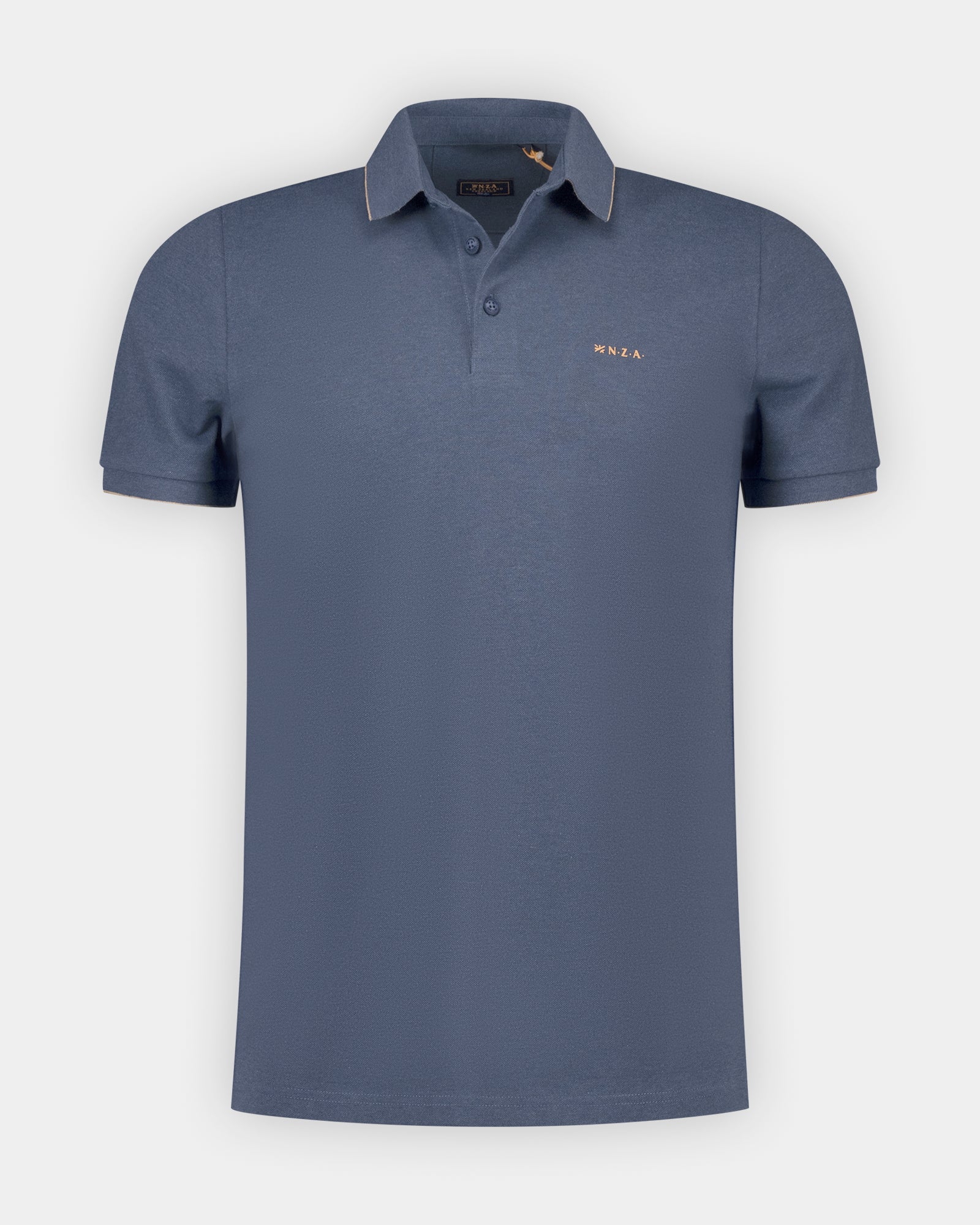 Dunkelblaue Stretch-Polo Dunkelblaue Stretch-Polo