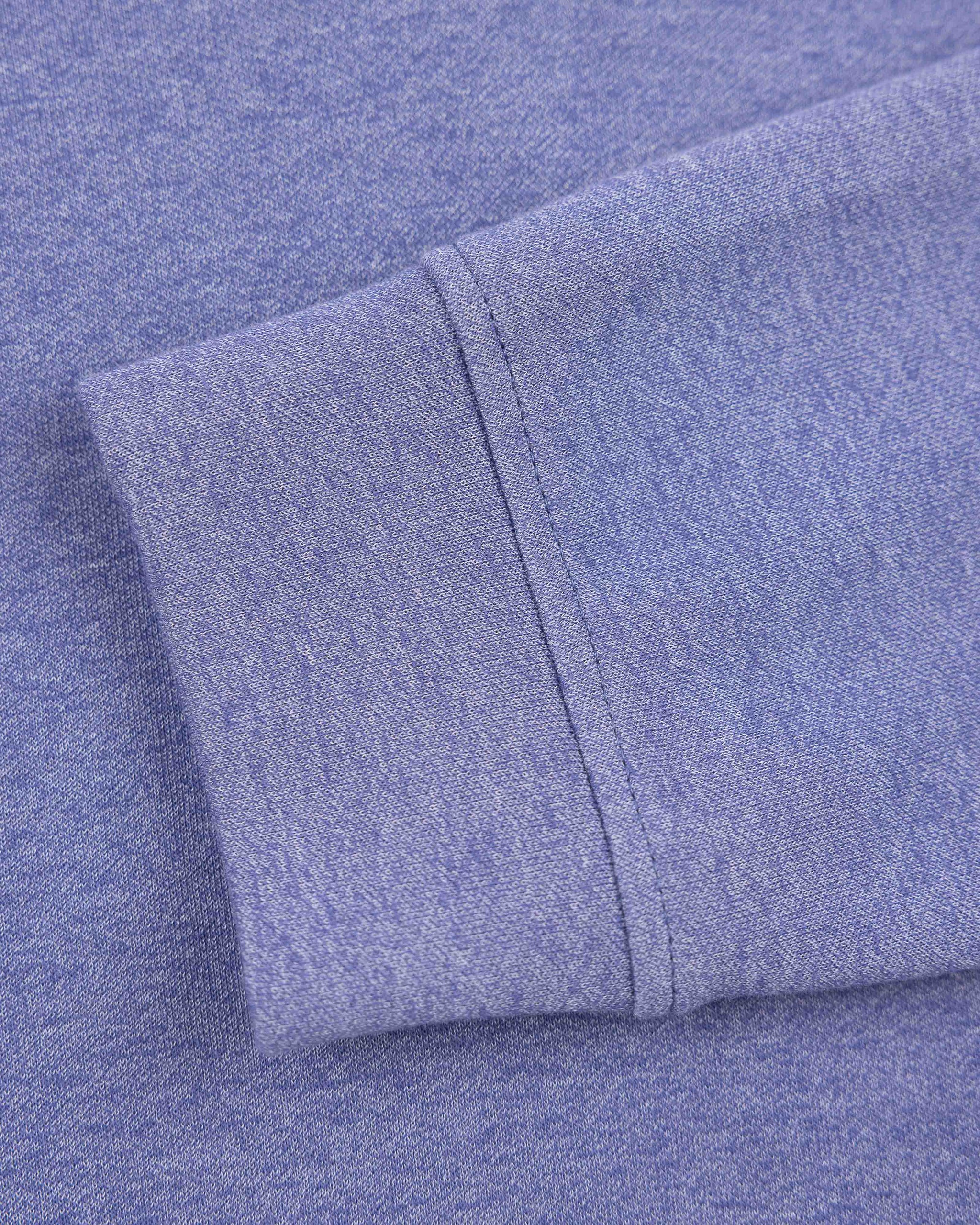 Suéter azul marino con cremallera media Suéter azul marino con cremallera media