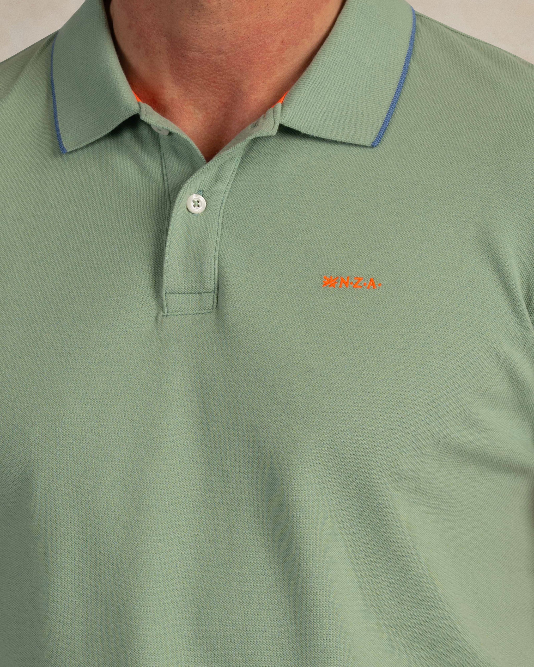 Polo vert en coton stretch Polo vert en coton stretch