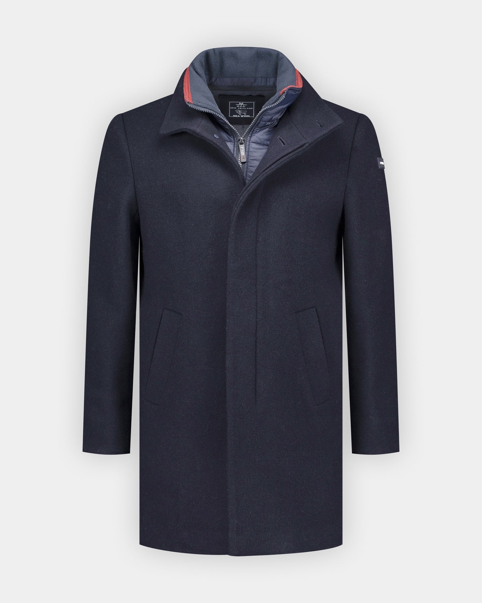 Manteau en laine bleu Manteau en laine bleu
