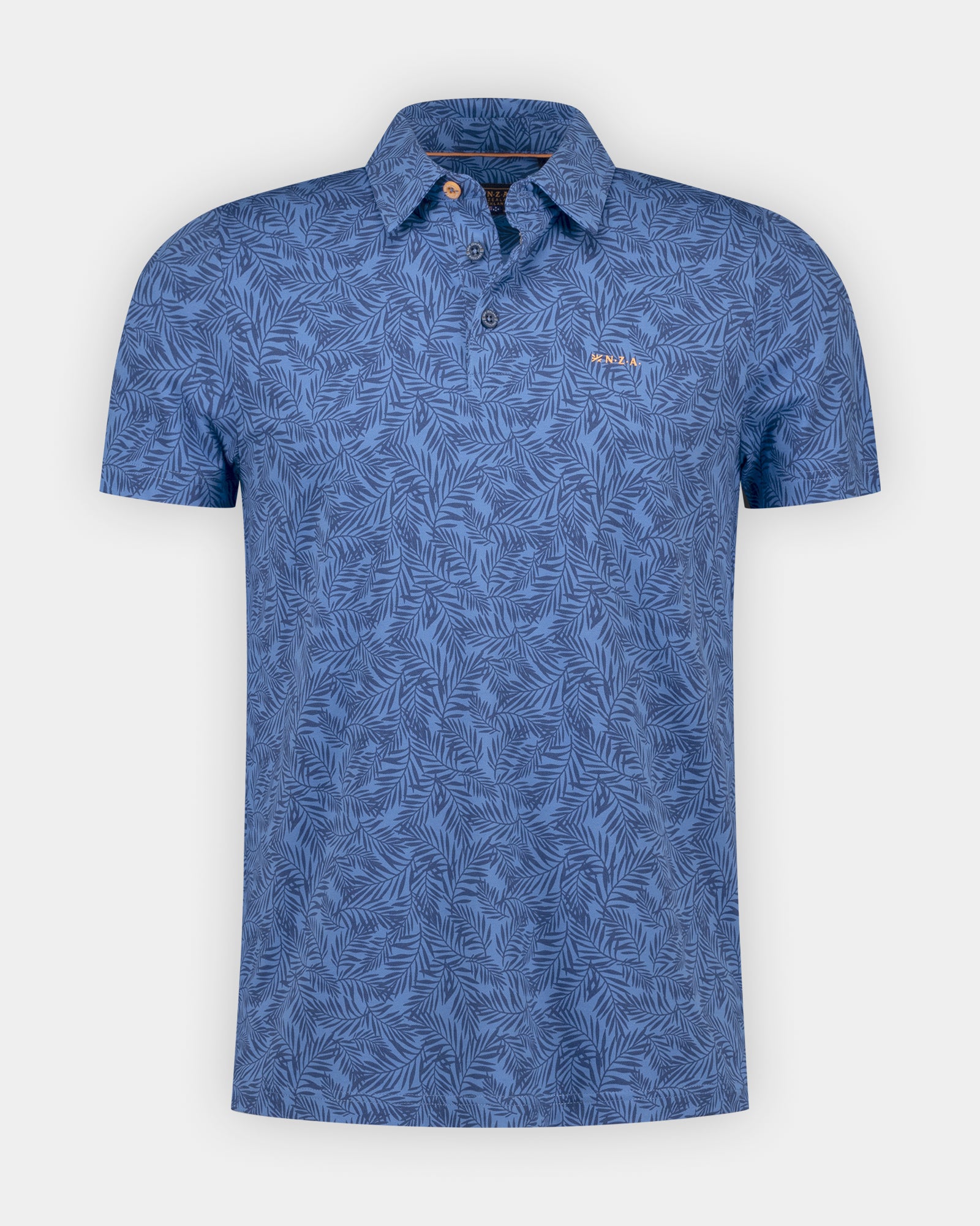 Polo bleu à imprimé Polo bleu à imprimé