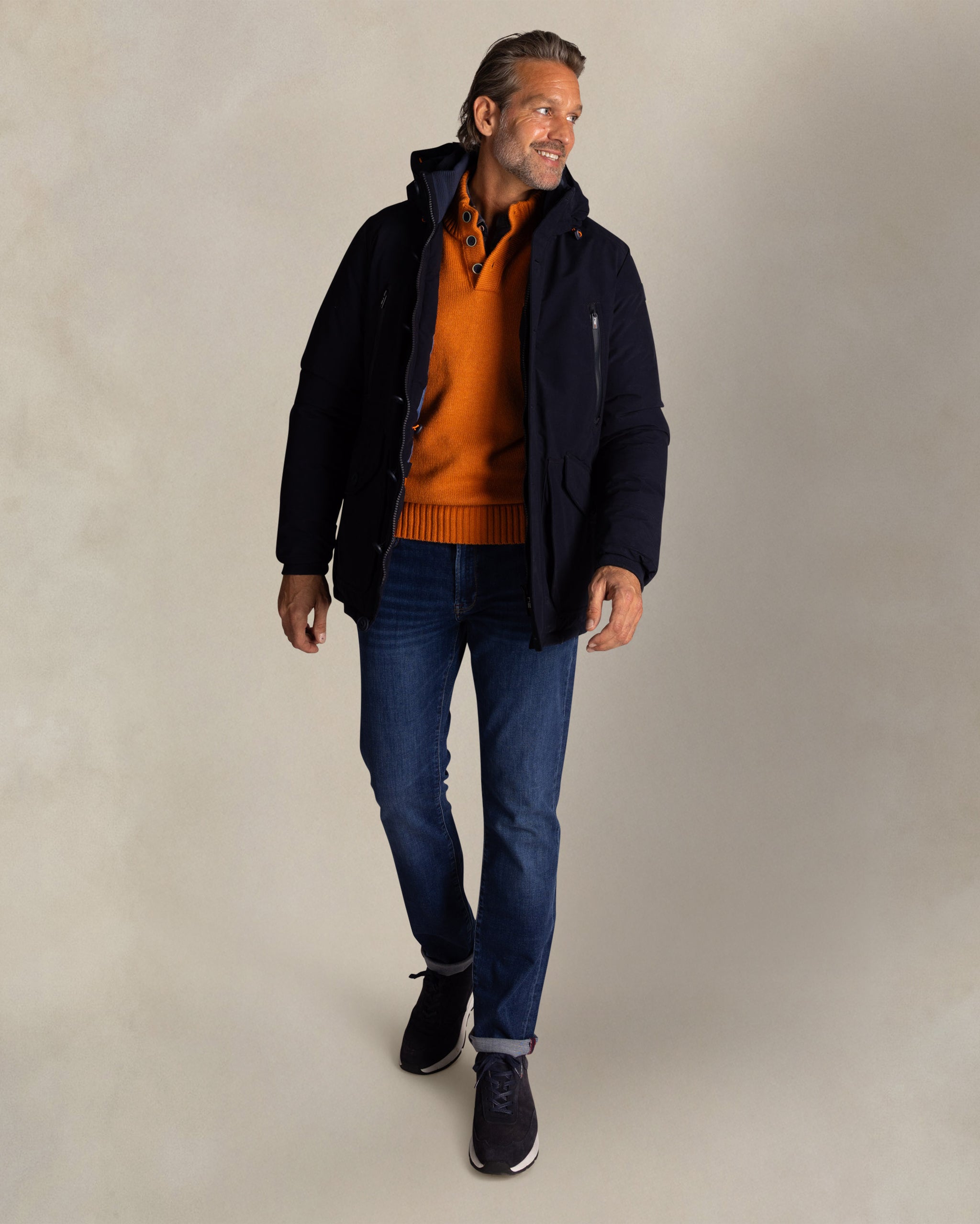 Veste en coton bleu Veste en coton bleu