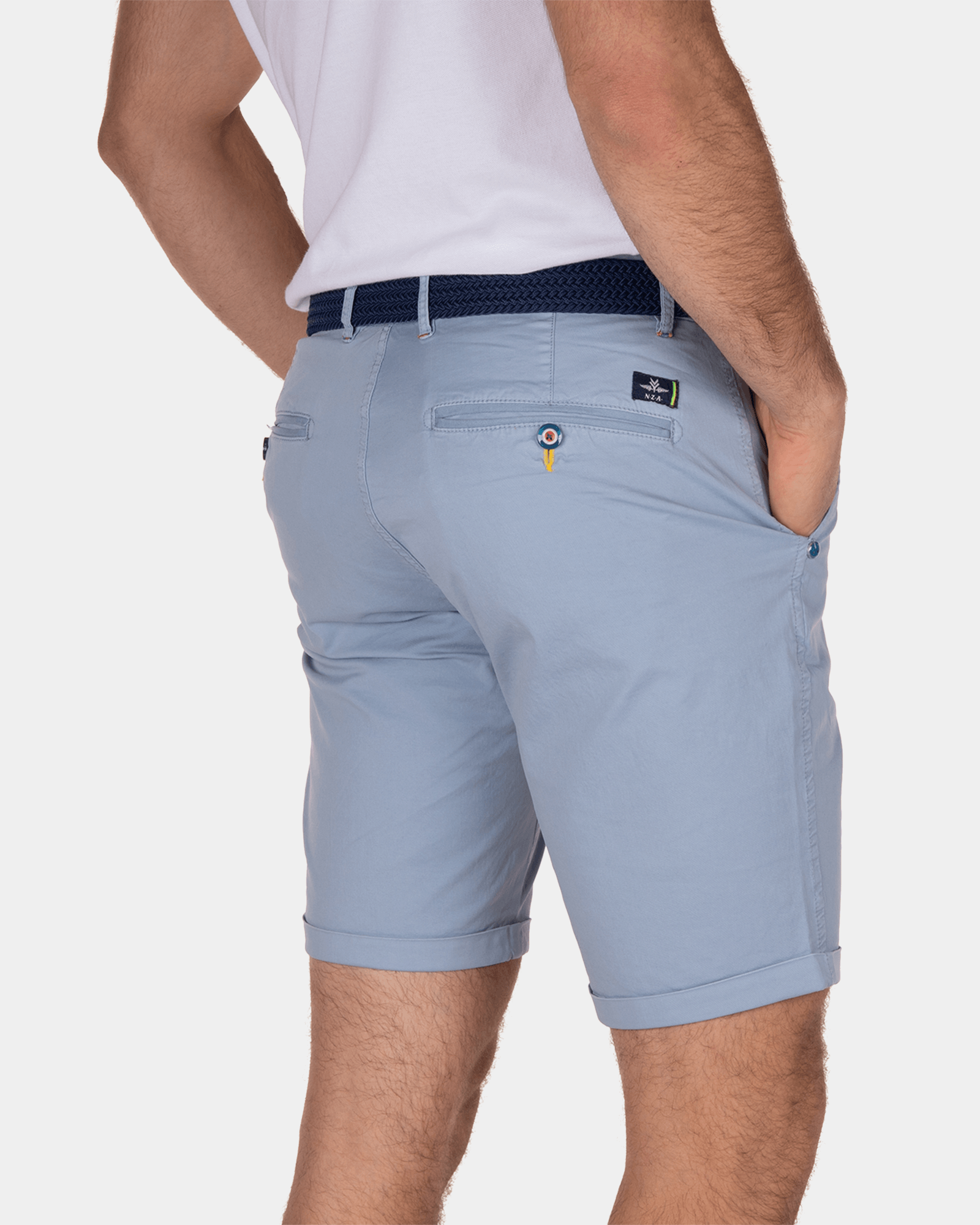 Stretch chino shorts Whale Bay - Dusk Blue Stretch chino shorts Whale Bay - Dusk Blue