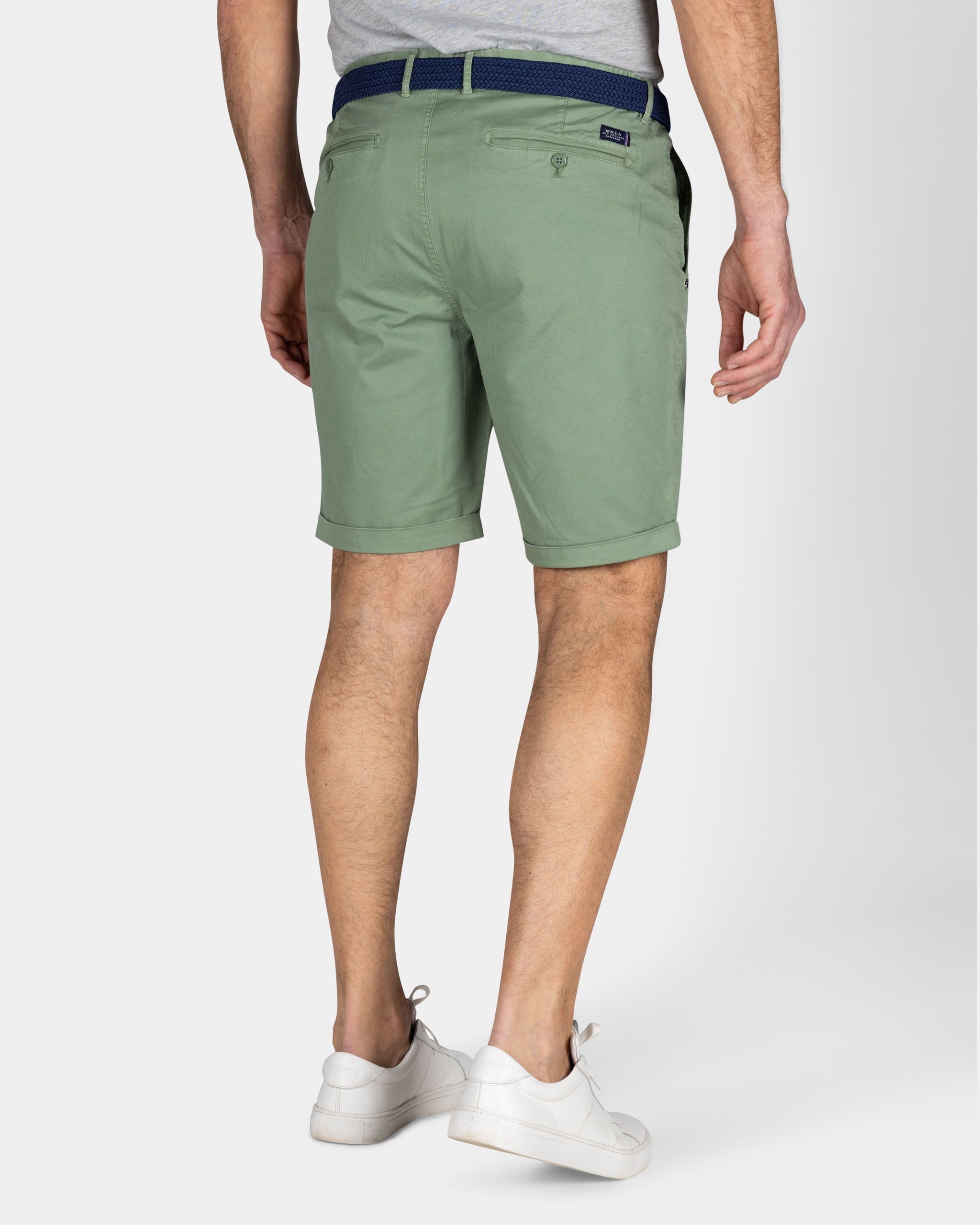 Groen katoenen chino short Groen katoenen chino short