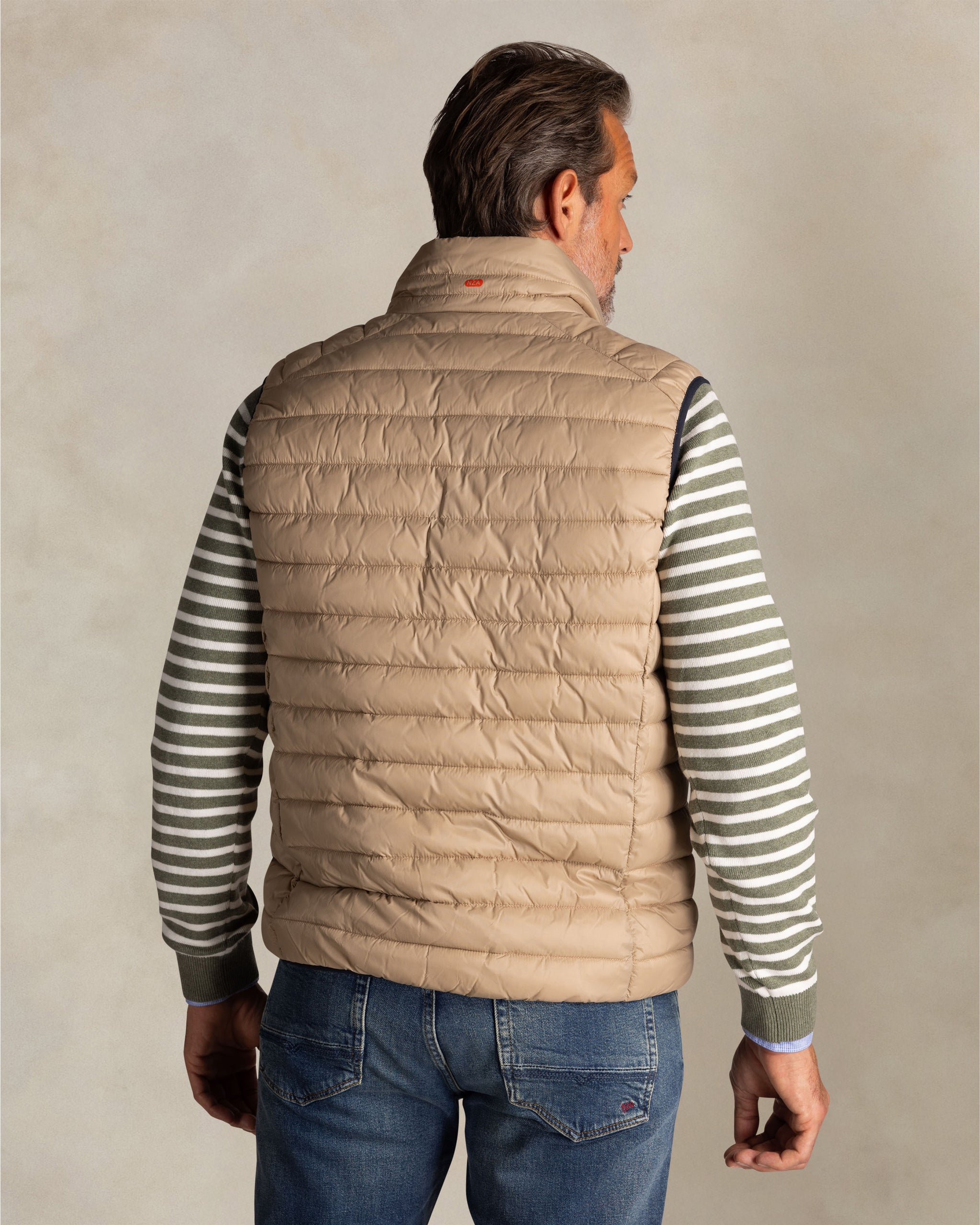 Ecru padded bodywarmer Ecru padded bodywarmer