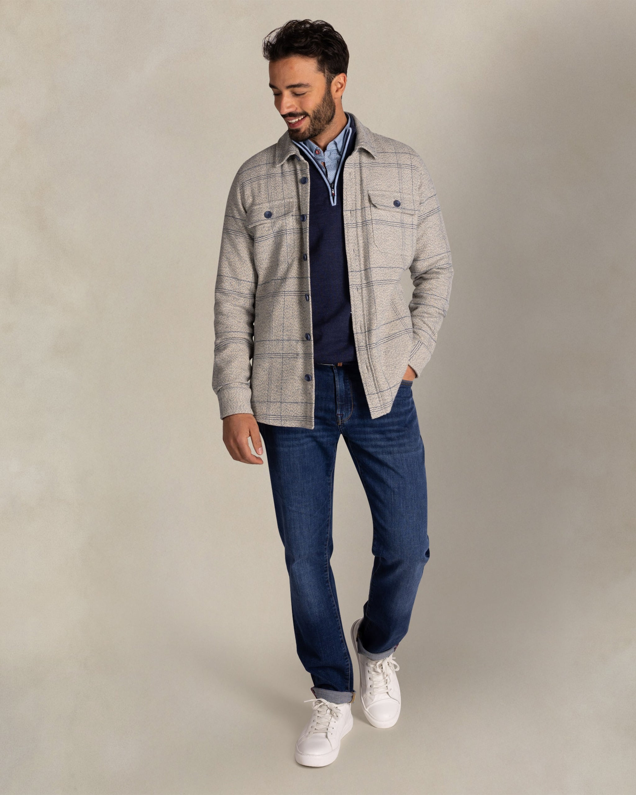 Ecru overshirt Ecru overshirt