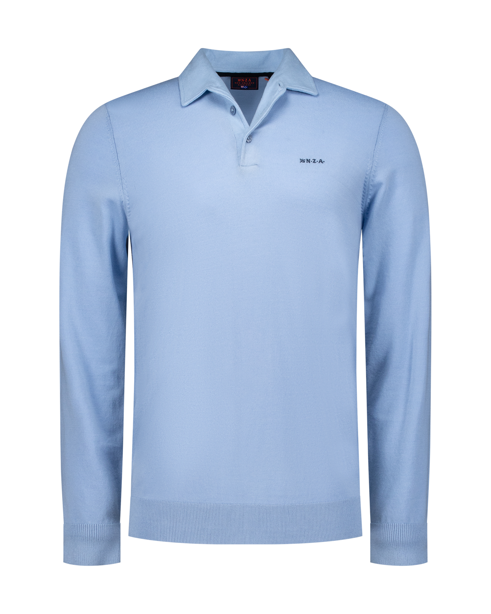 Polo bleu à manches longues - Maya Blue Polo bleu à manches longues - Maya Blue