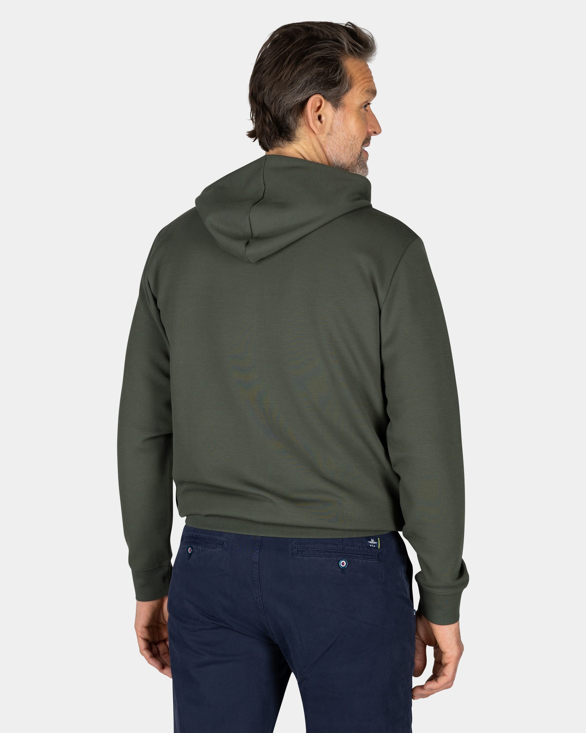 Groen vest met capuchon Groen vest met capuchon