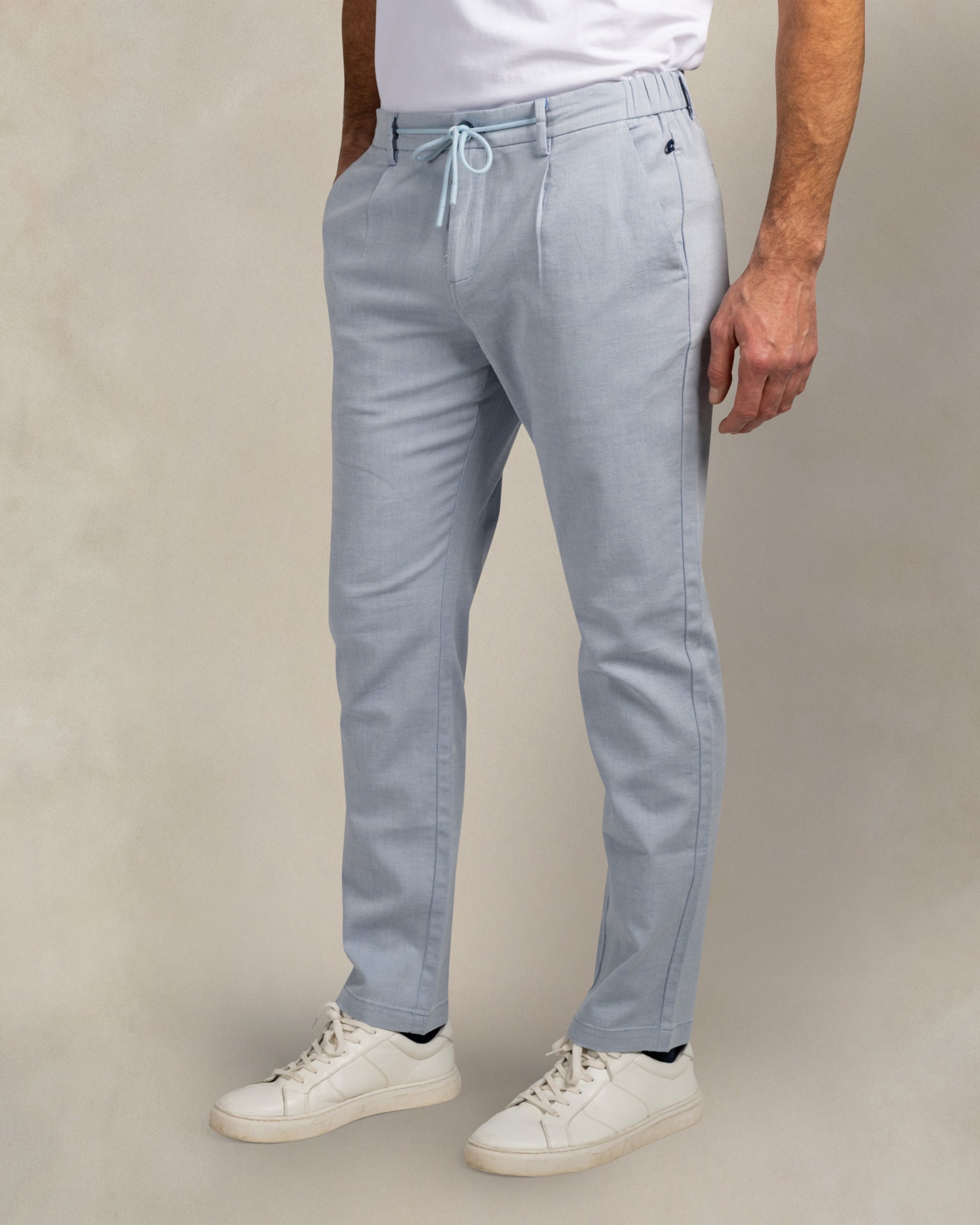 Napier blaue Baumwoll-Stretchhose Napier blaue Baumwoll-Stretchhose