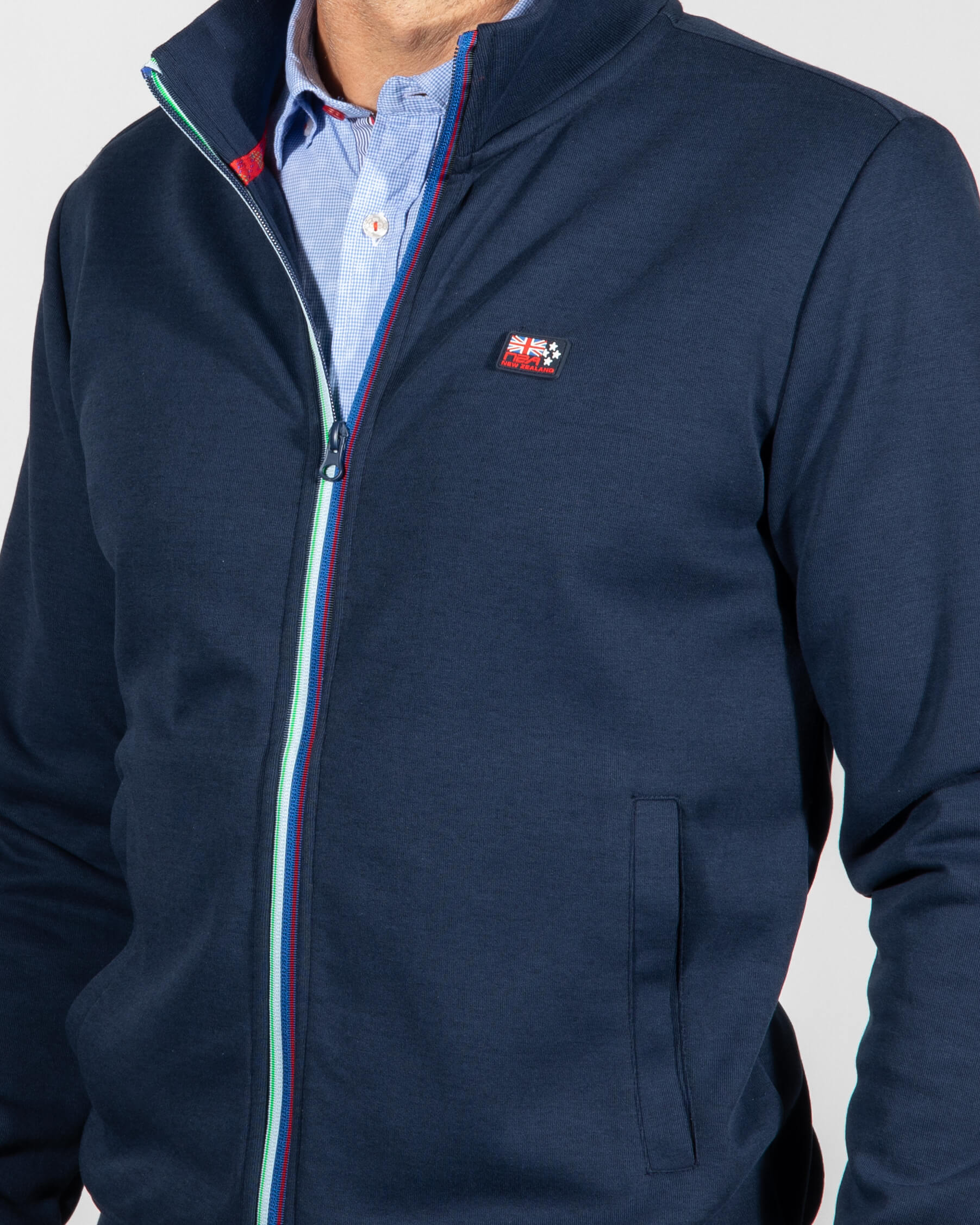 Strickjacke mit Reißverschluss Aramoana - Reef Navy Strickjacke mit Reißverschluss Aramoana - Reef Navy