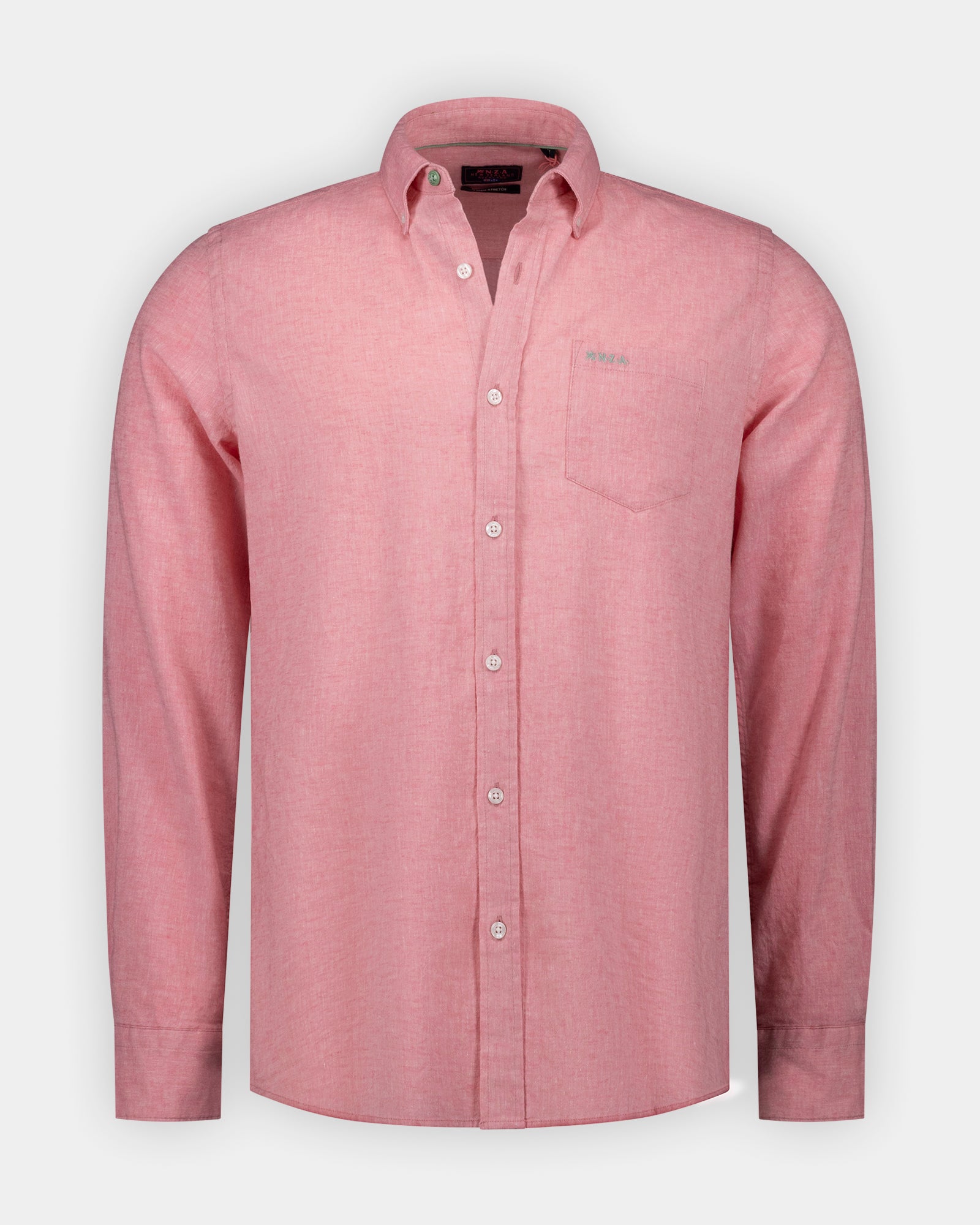 Roze linnen overhemd Roze linnen overhemd