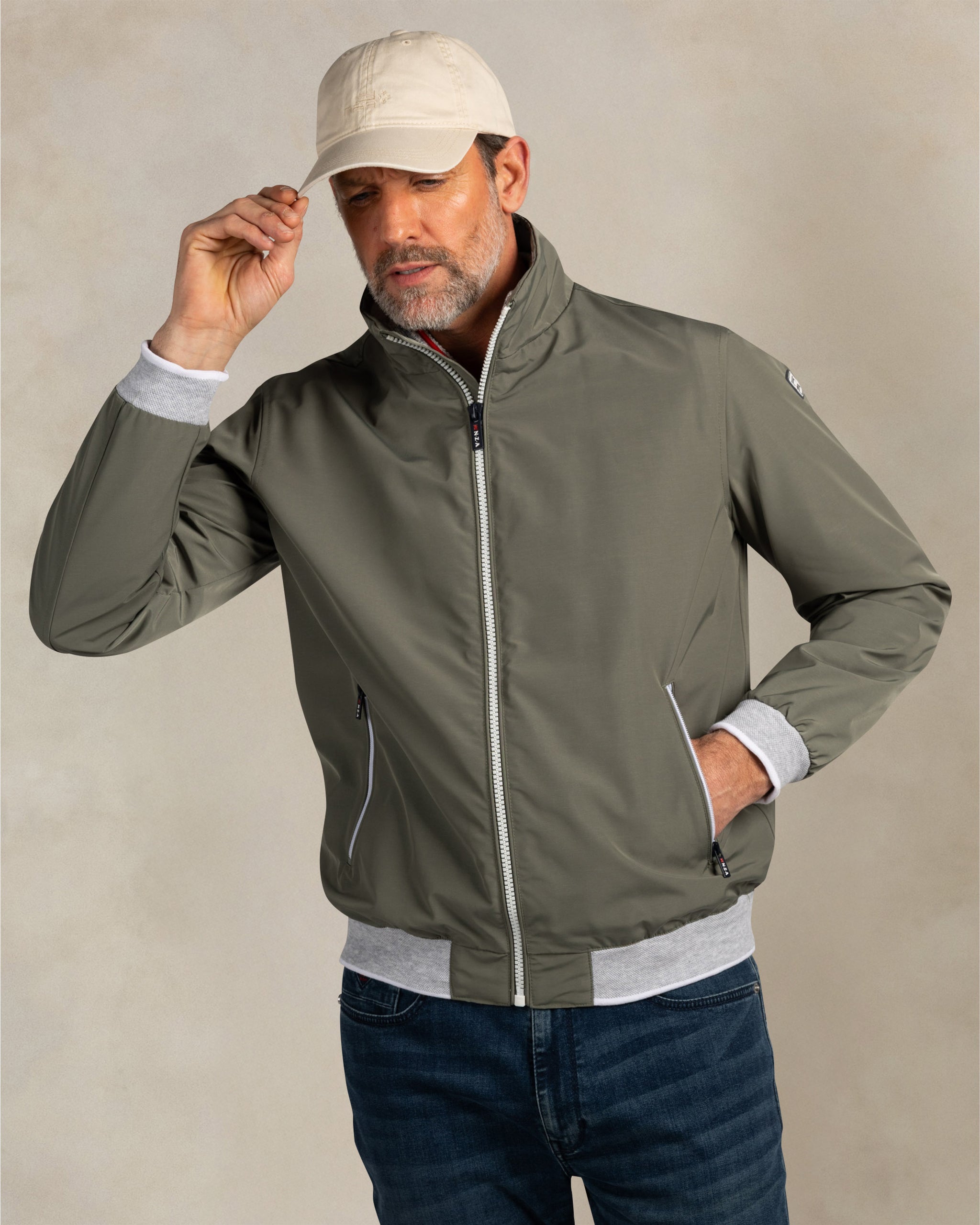 Ecru cotton cap Ecru cotton cap