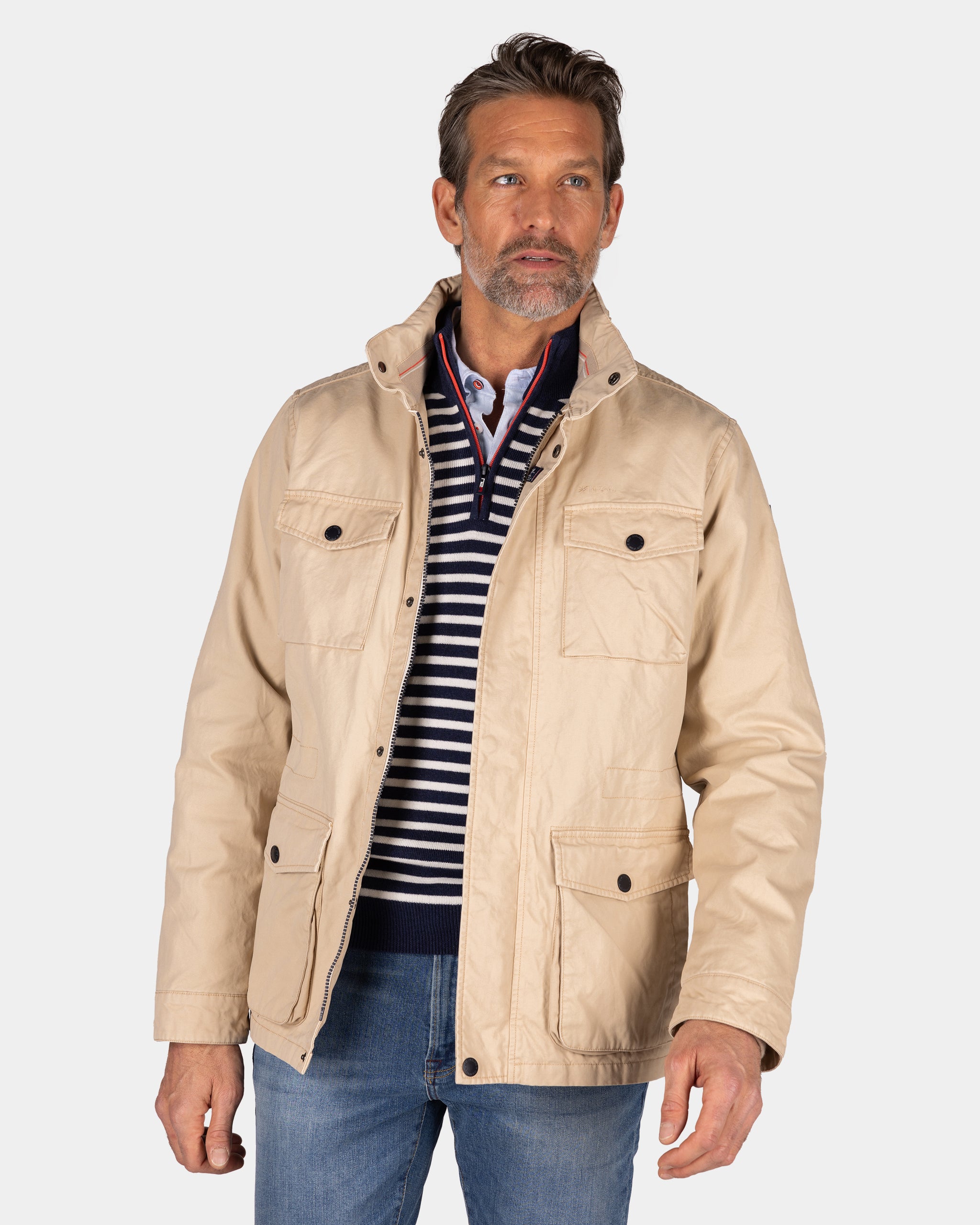 Beige fieldjacket Beige fieldjacket