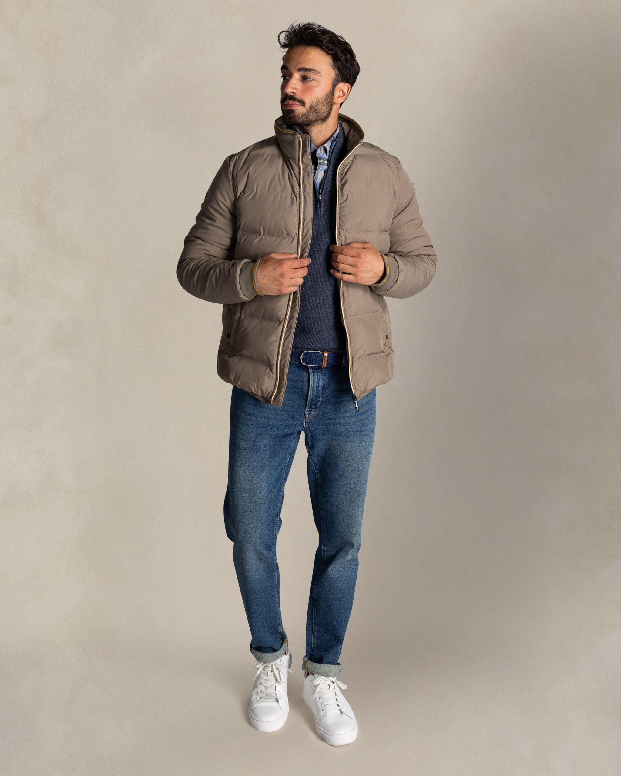 Blouson matelassé écru Blouson matelassé écru