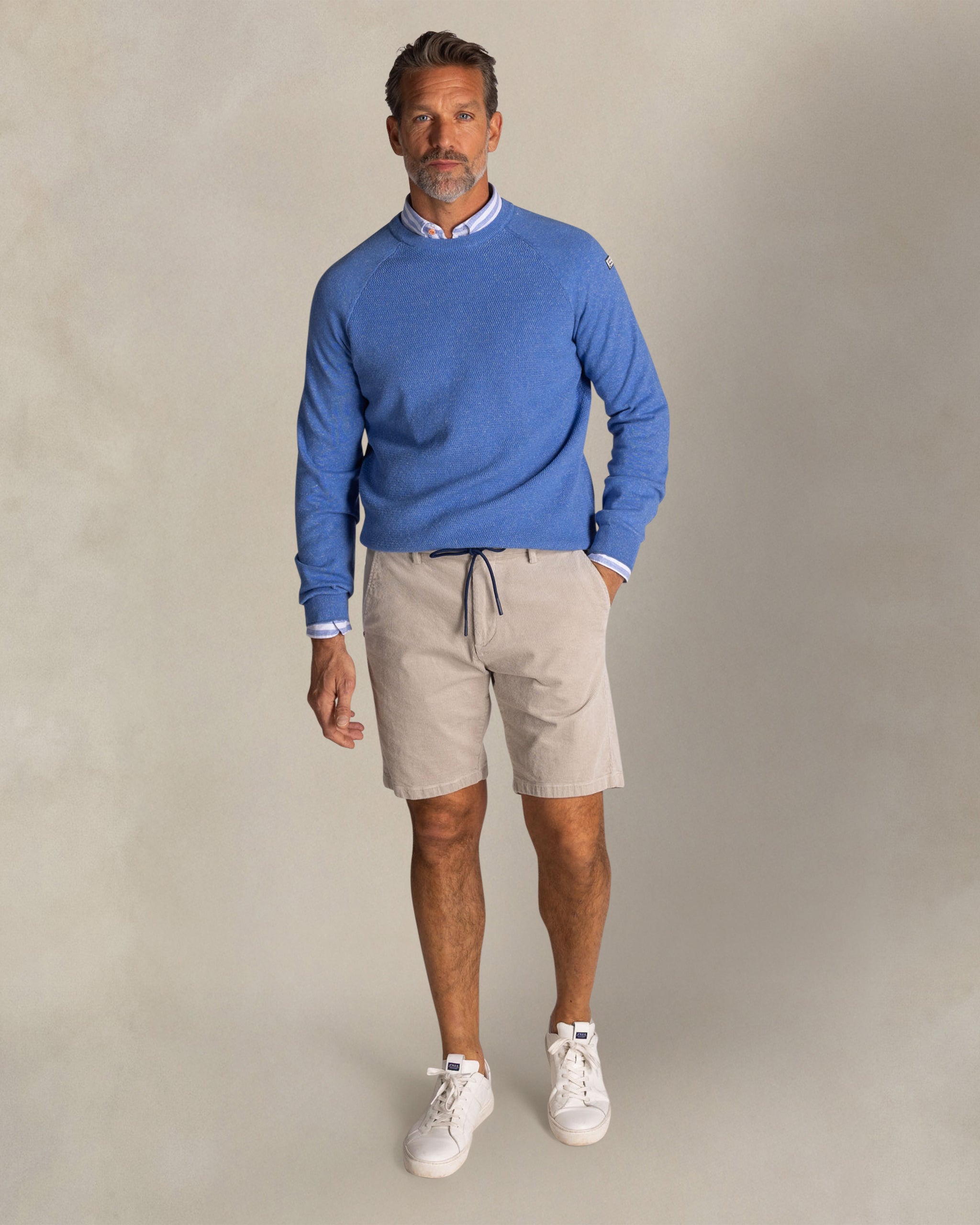 Pull en coton bleu Pull en coton bleu