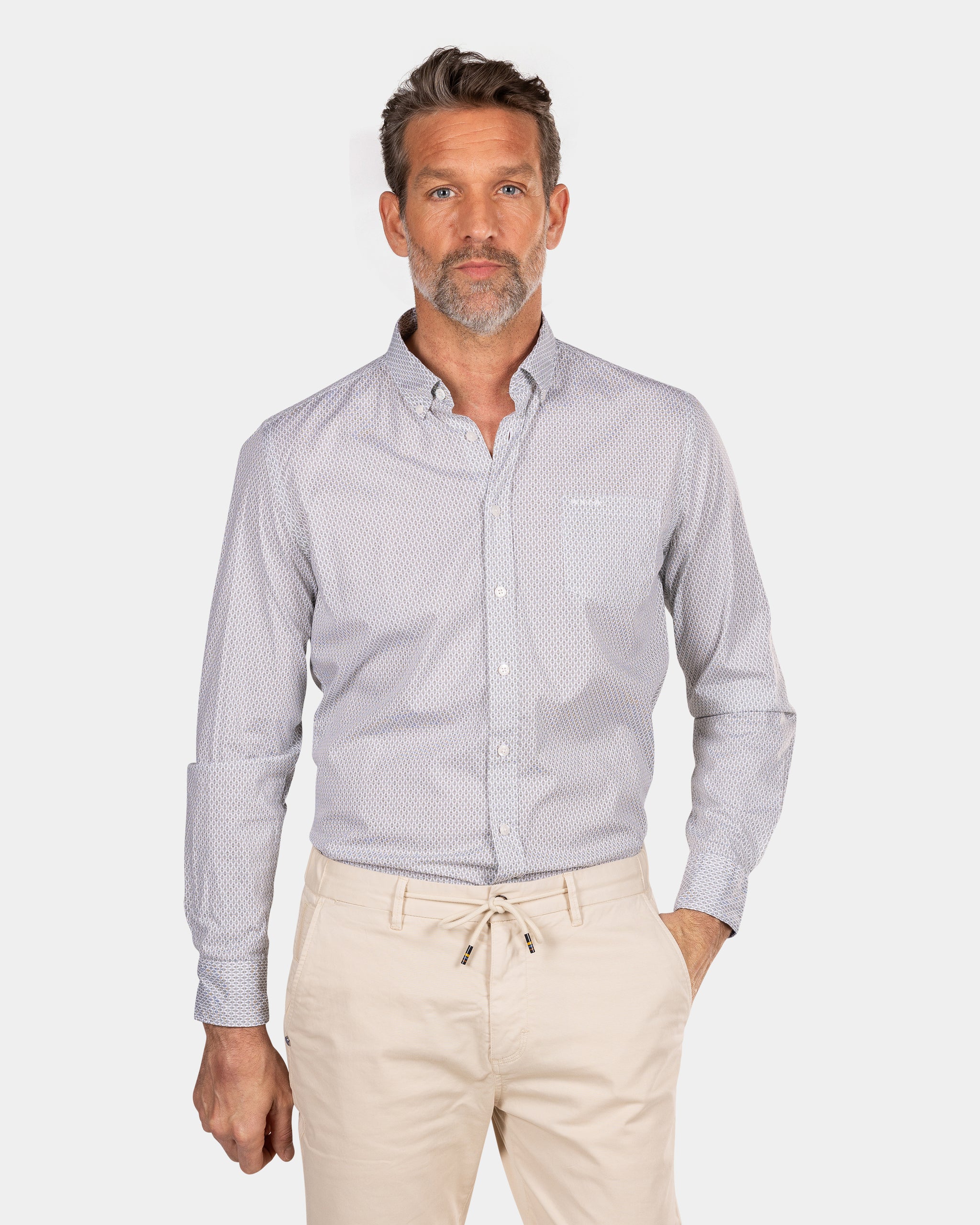 Dotted lightgreen shirt - Sage Dotted lightgreen shirt - Sage