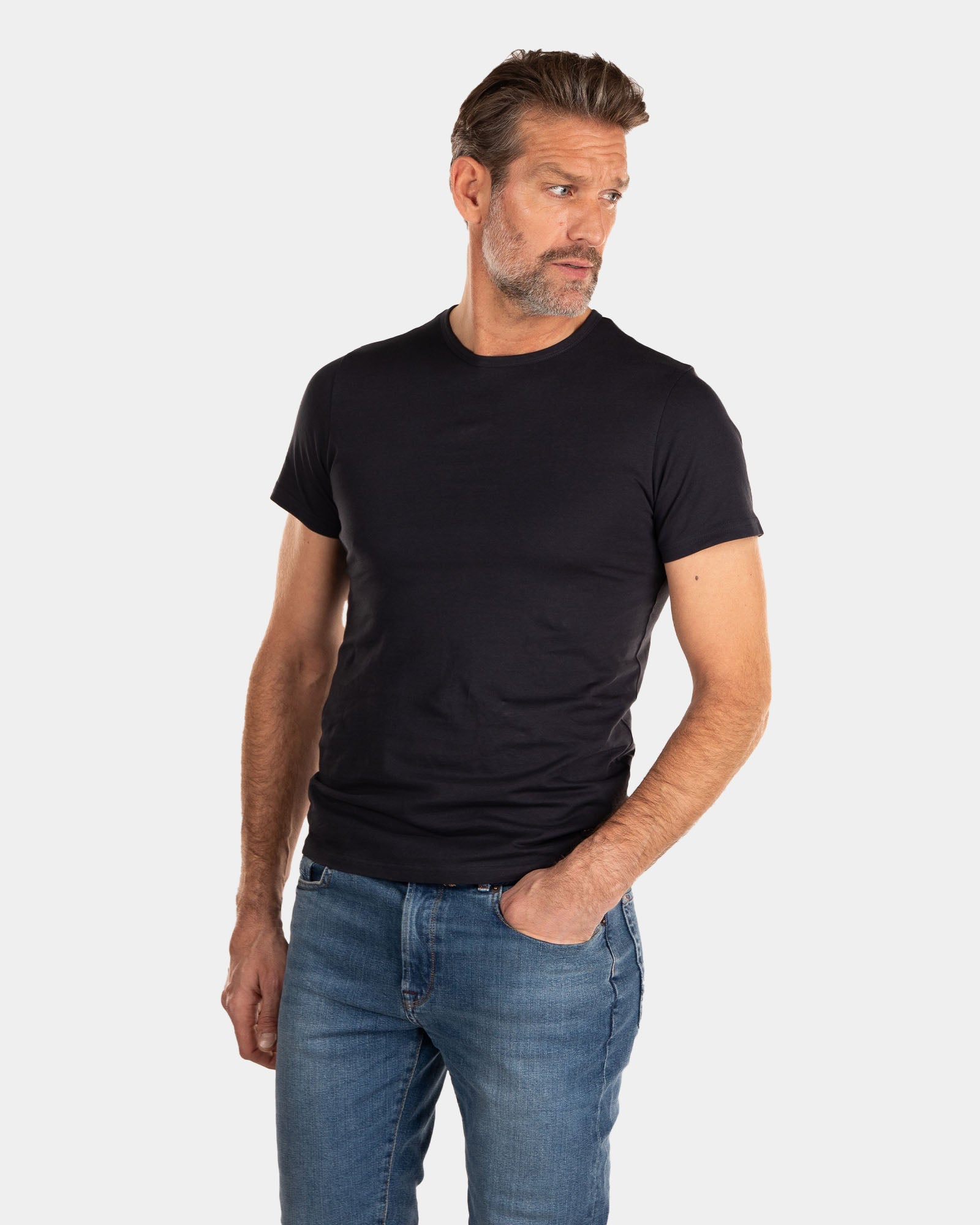 Basic t-shirt 2 pack - Blue  Navy Basic t-shirt 2 pack - Blue  Navy