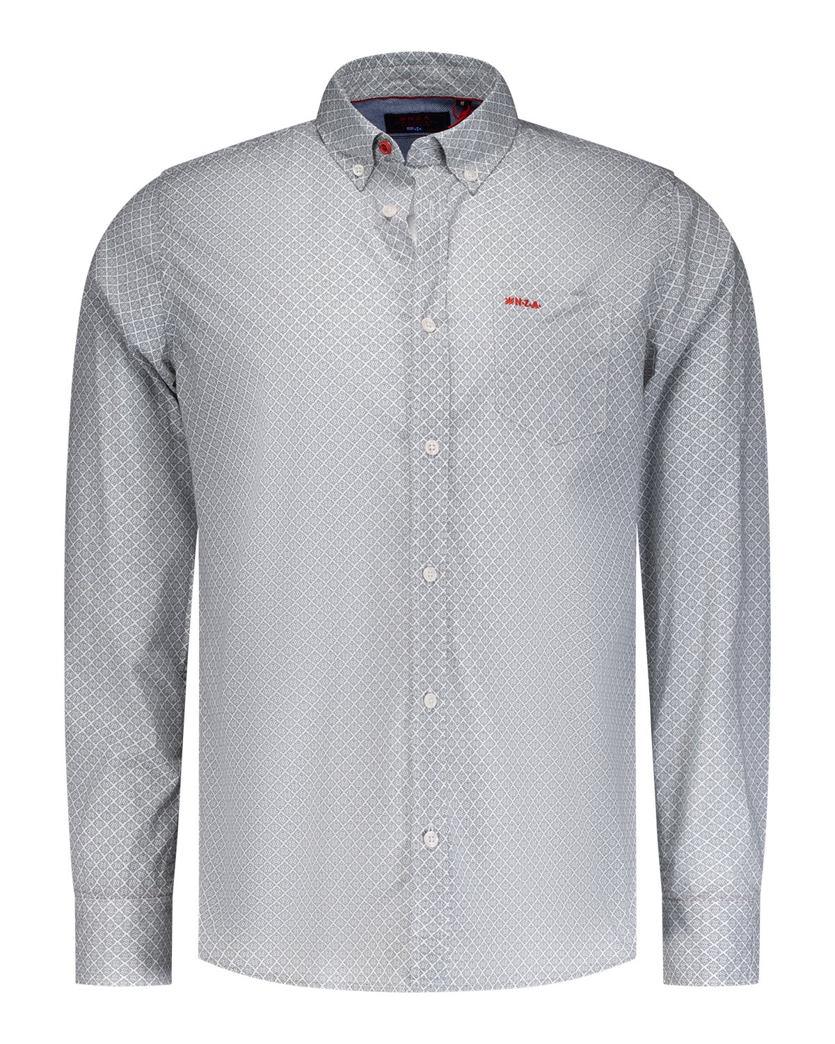 Chemise gris clair avec imprimé à pois - Off White Chemise gris clair avec imprimé à pois - Off White
