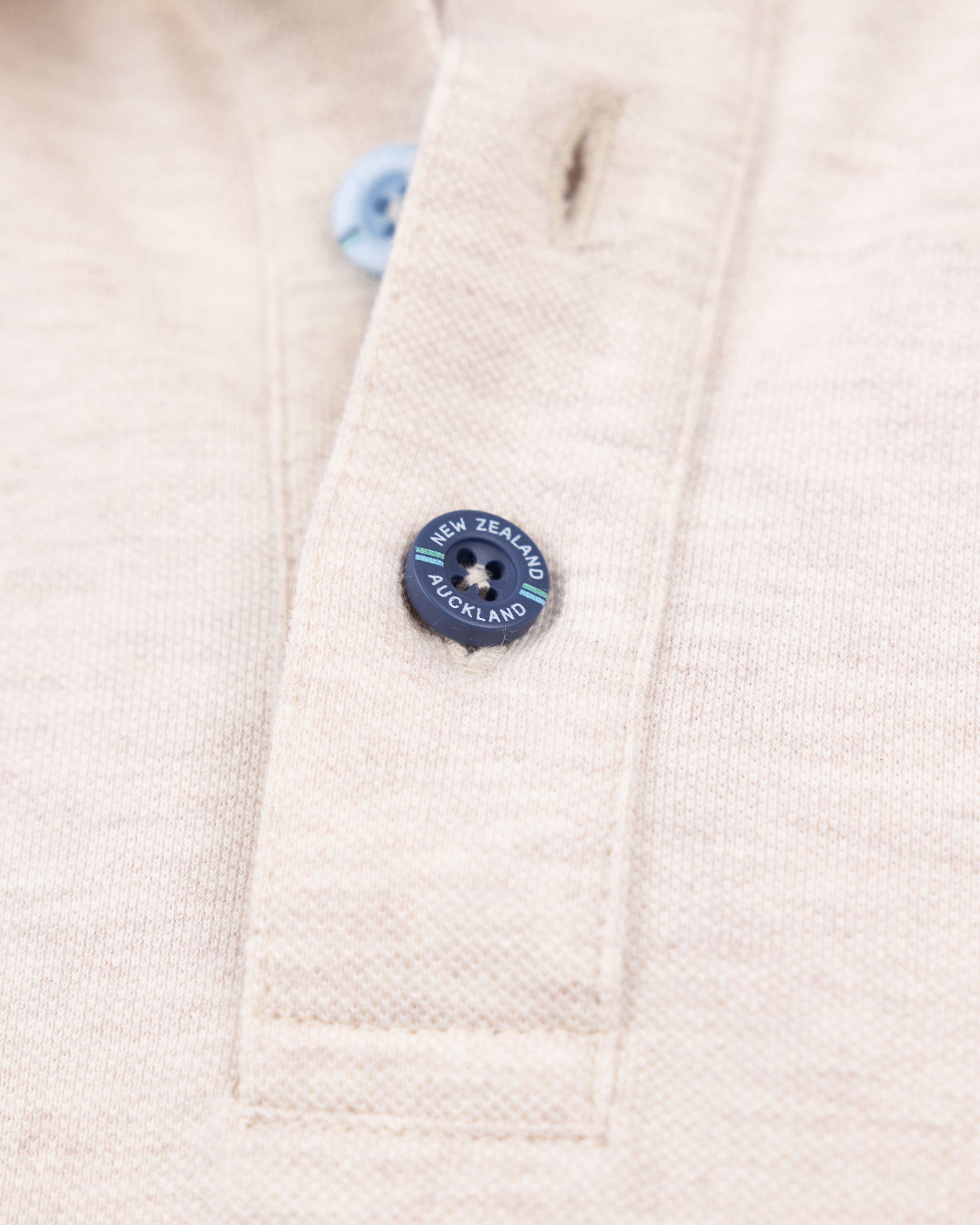 Polo uni en coton beige Polo uni en coton beige