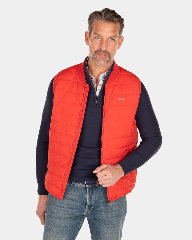 Solid coloured vest - Jacket Red