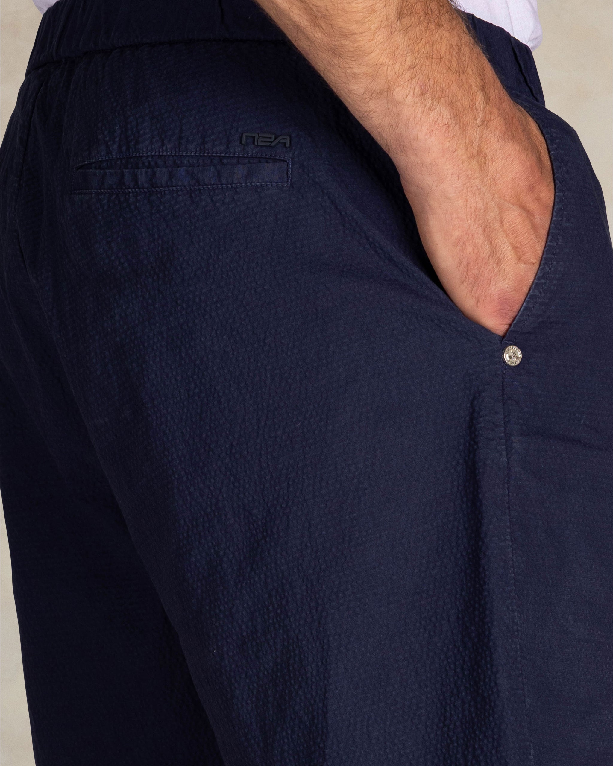 Navy stretch chino shorts Navy stretch chino shorts